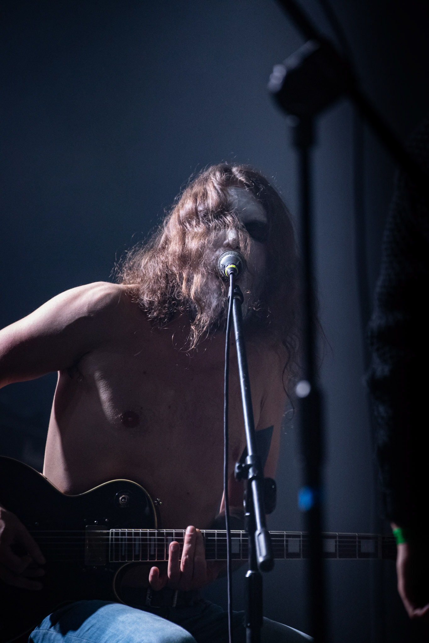 15.12.2019 koncert polskiego zespołu pieśni i końca Furia, Merry Christless 2019, Warszawa Klub Progresja,
zespół Nihila, kolektyw Let The World Burn, black metal, eksperymentalny metal, nekrofolk,
n/z Michał "Nihil" Kuźniak – wokal, sample, gitara, 
New Aeon Musick, Knock Out Productions
fot. Andrzej Wasilkiewicz/REPORTER