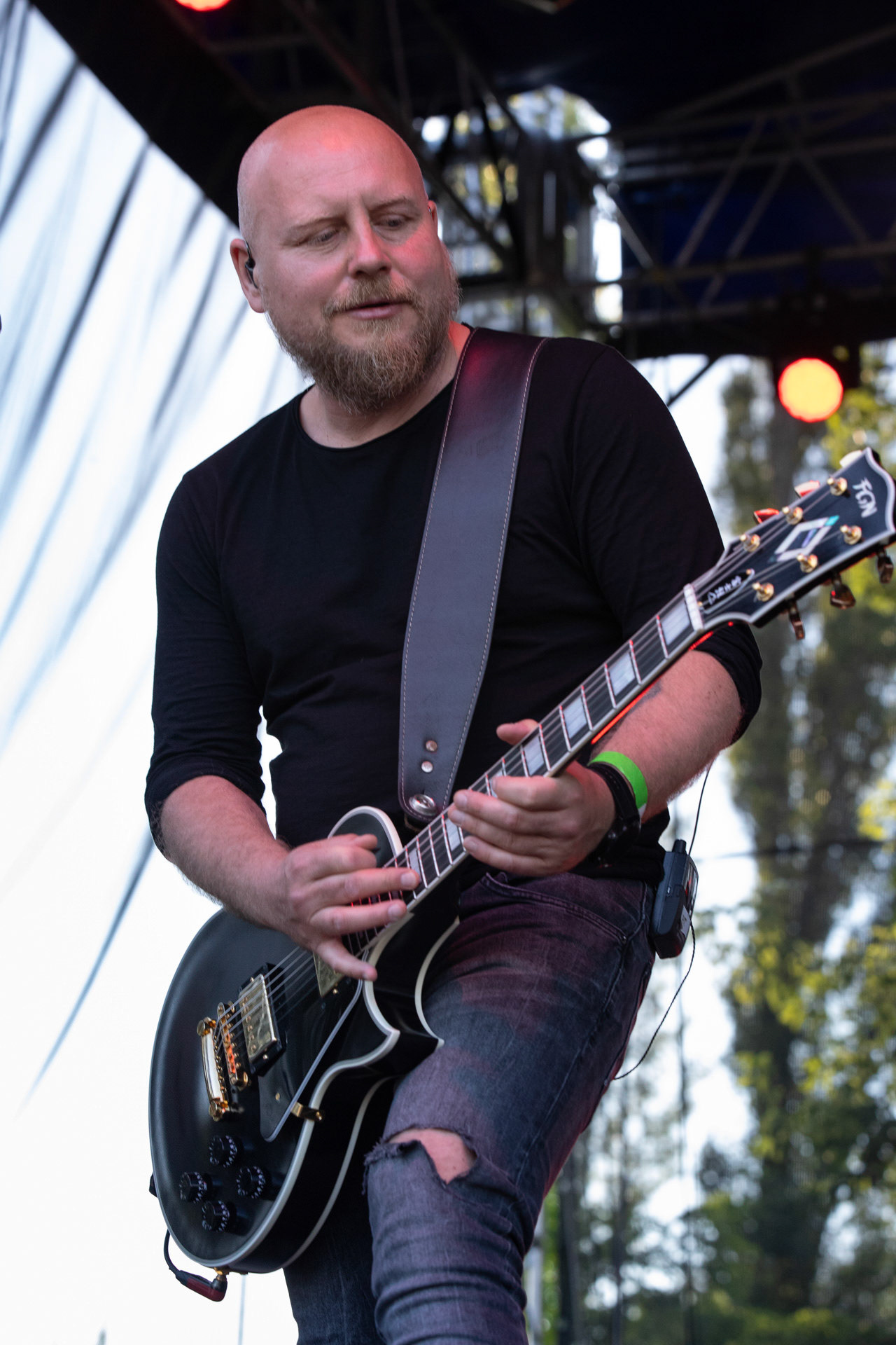 Hunter - postpandemoniczny koncert z okazji XXXV-lecia.Progresja - Gramy do Woli, Warszawa.Paweł „Drak” Grzegorczyk – wokal, gitara, Piotr „Pit” Kędzierzawski – gitara, Michał „Jelonek” Jelonek – skrzypce, Konrad „Saimon” Karchut – gitara basowa, Dariusz „Daray” Brzozowski – perkusja, Arkadiusz „Letki” Letkiewicz – instrumenty perkusyjne.Letnia Scena Progresji.fot. Andrzej Wasilkiewicz/Reporter