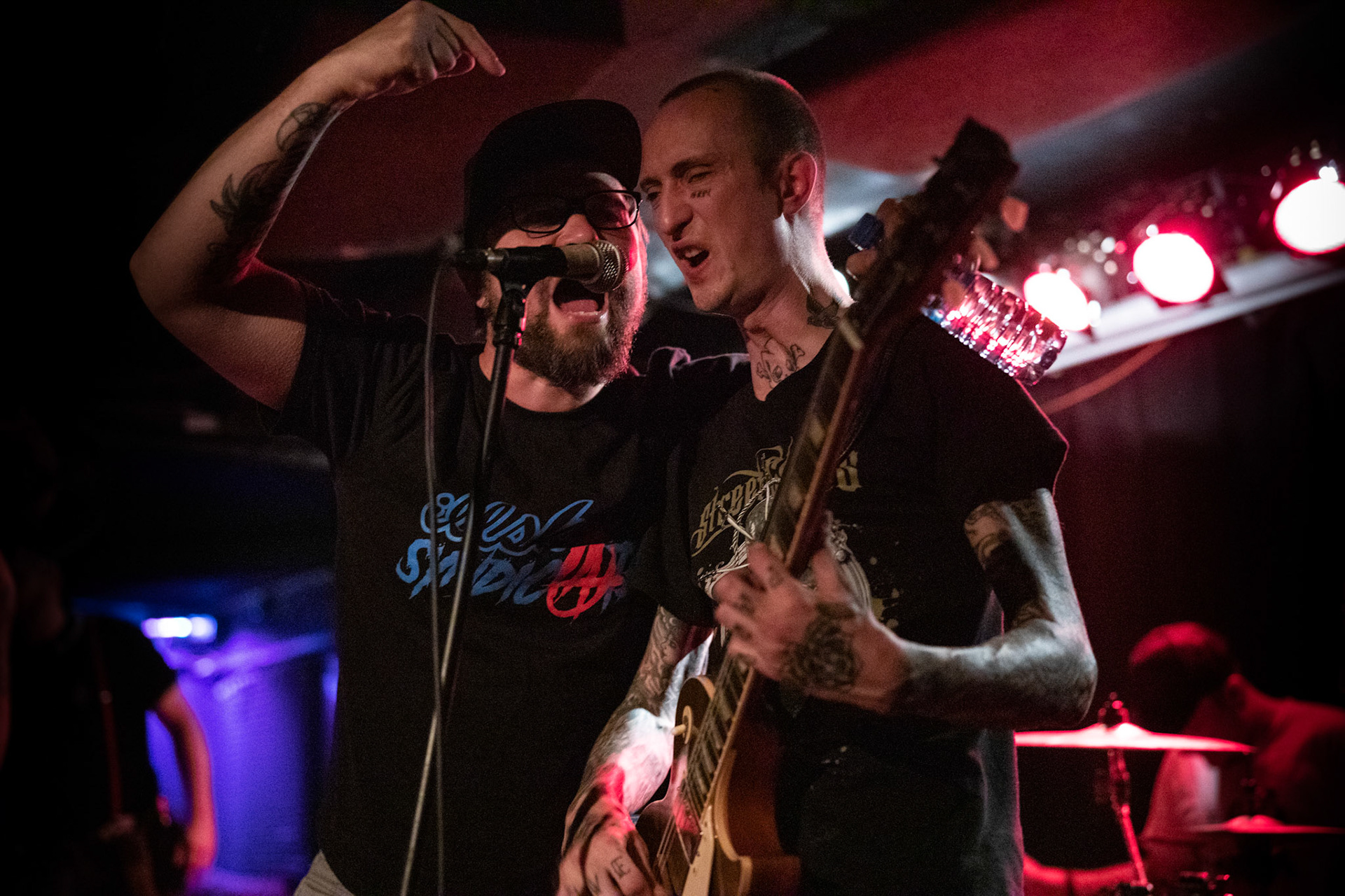 MISTER X Grodno,Białoruś - punk/oi/streetpunk
okręt flagowy białoruskiego street punka
wokalista Igor Bancer działacz Związku Polaków na Białorusi
koncert Warszawa, Pogłos, WiniaryBookings fot. Andrzej Wasilkiewicz/Reporter