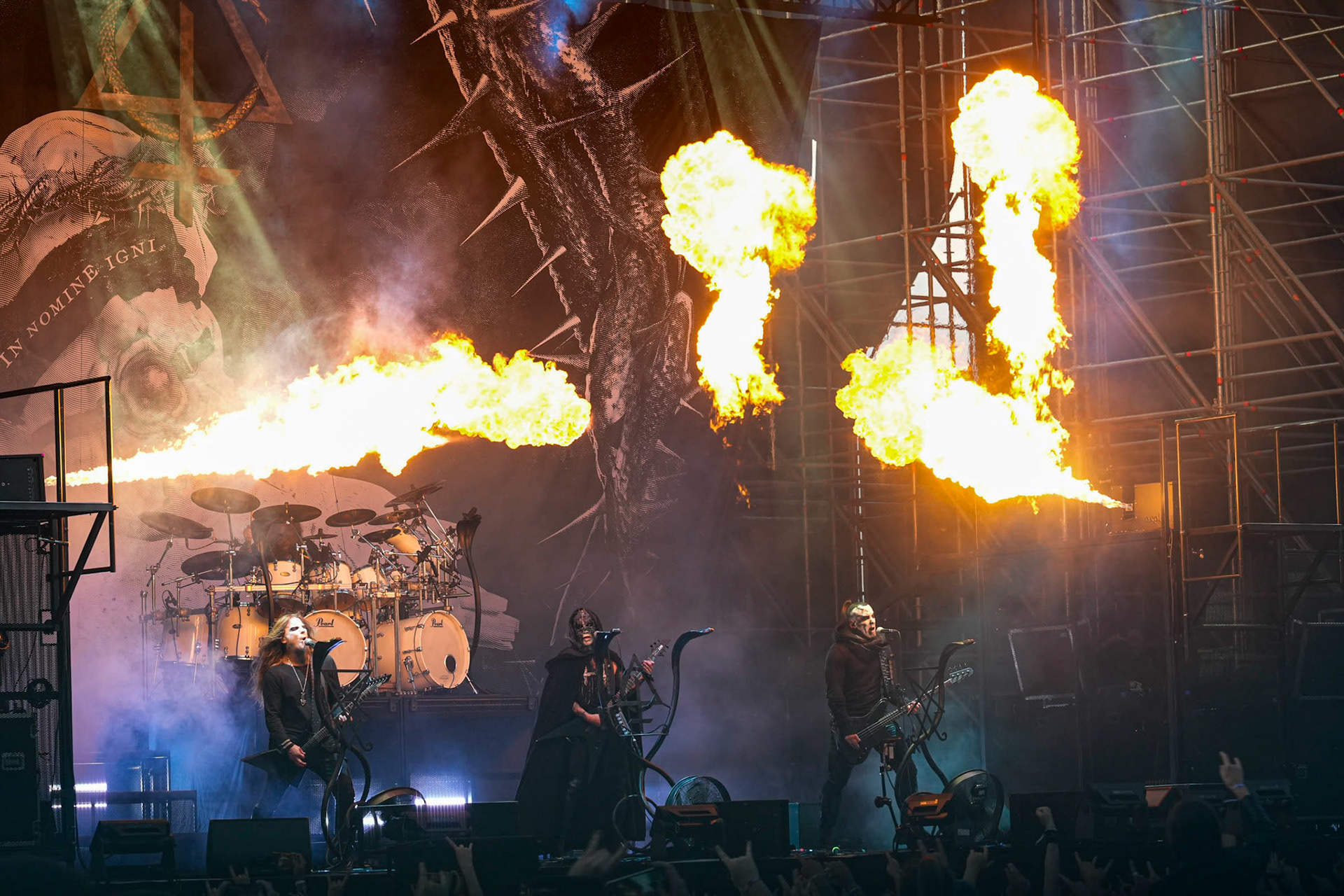 7.06.2023 Behemoth dzien pierwszy festiwaluMystic Festival 2023, Stocznia Gdanska fot. Andrzej Wasilkiewicz/Reporter