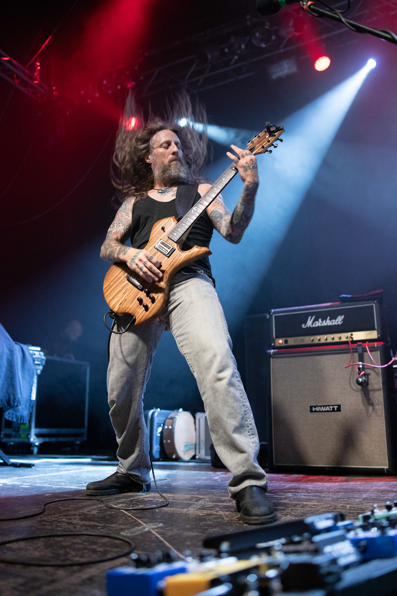 YOB - USA Eugene - Doom metal stoner metal post-metal
Mike Scheidt - wokal gitara,
Travis Foster - perkusja,
Aaron Rieseberg - bass, Produkcja Knock Out Productions, fot. Andrzej kaziq Wasilkiewicz/Reporter