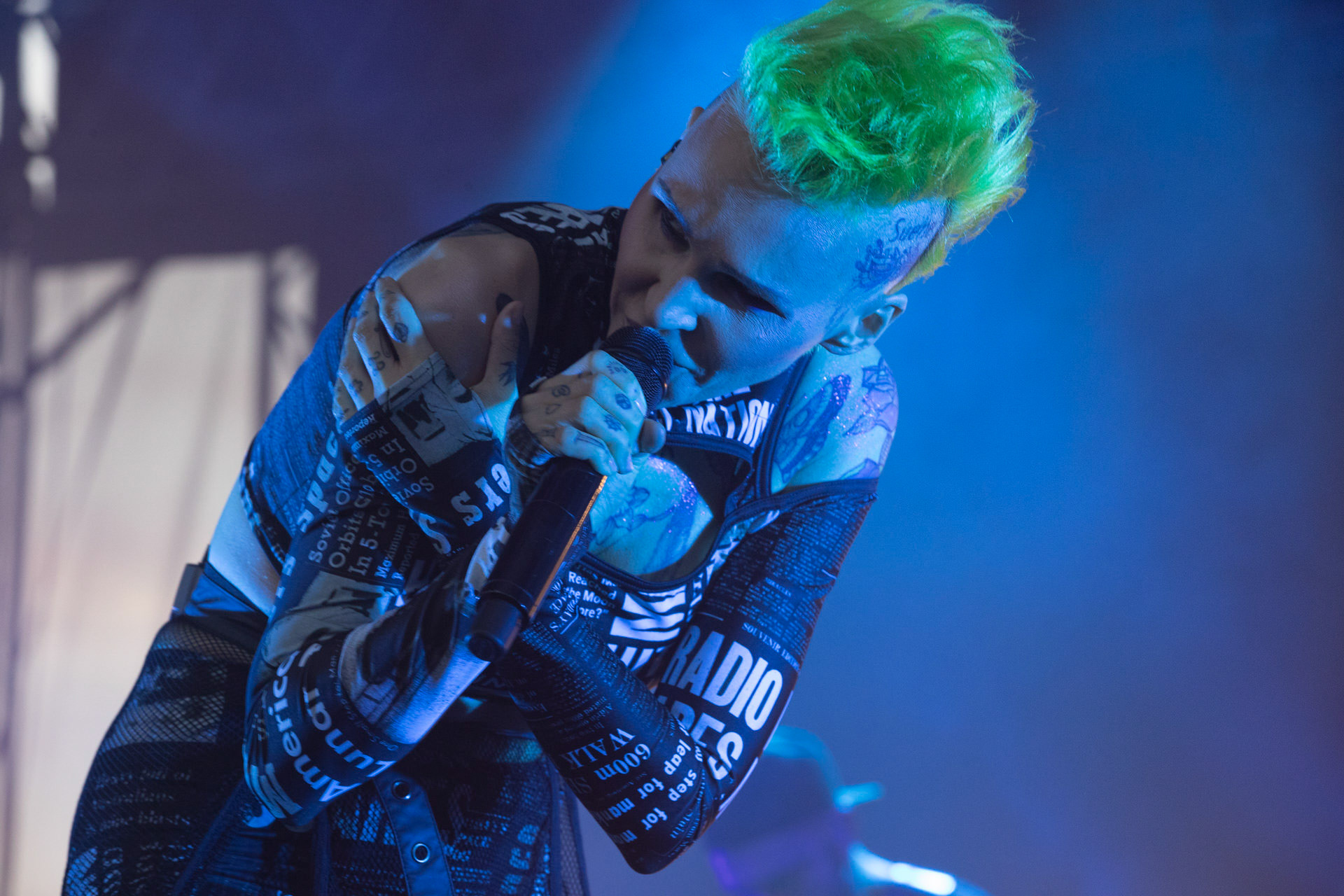 30.07.2021 Agnieszka Chylinska - koncert 25 lat na scenie! Warto bylo szalec. Warszawa Gramy do Woli Progresja.n/z Agnieszka Chylinska – wokal,Pop, pop-rock, hardrock, heavy metal,Fot. Andrzej Wasilkiewicz/Reporter