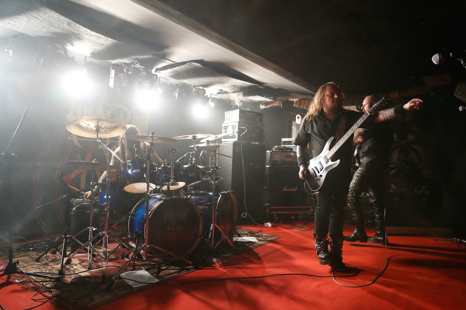 Christ Agony Legacy tour 2017 Warszawa  VooDoo klub Cezary Cezar Augustynowicz
Tomasz Reyash Rejek
Dariusz Młody Płaszewski