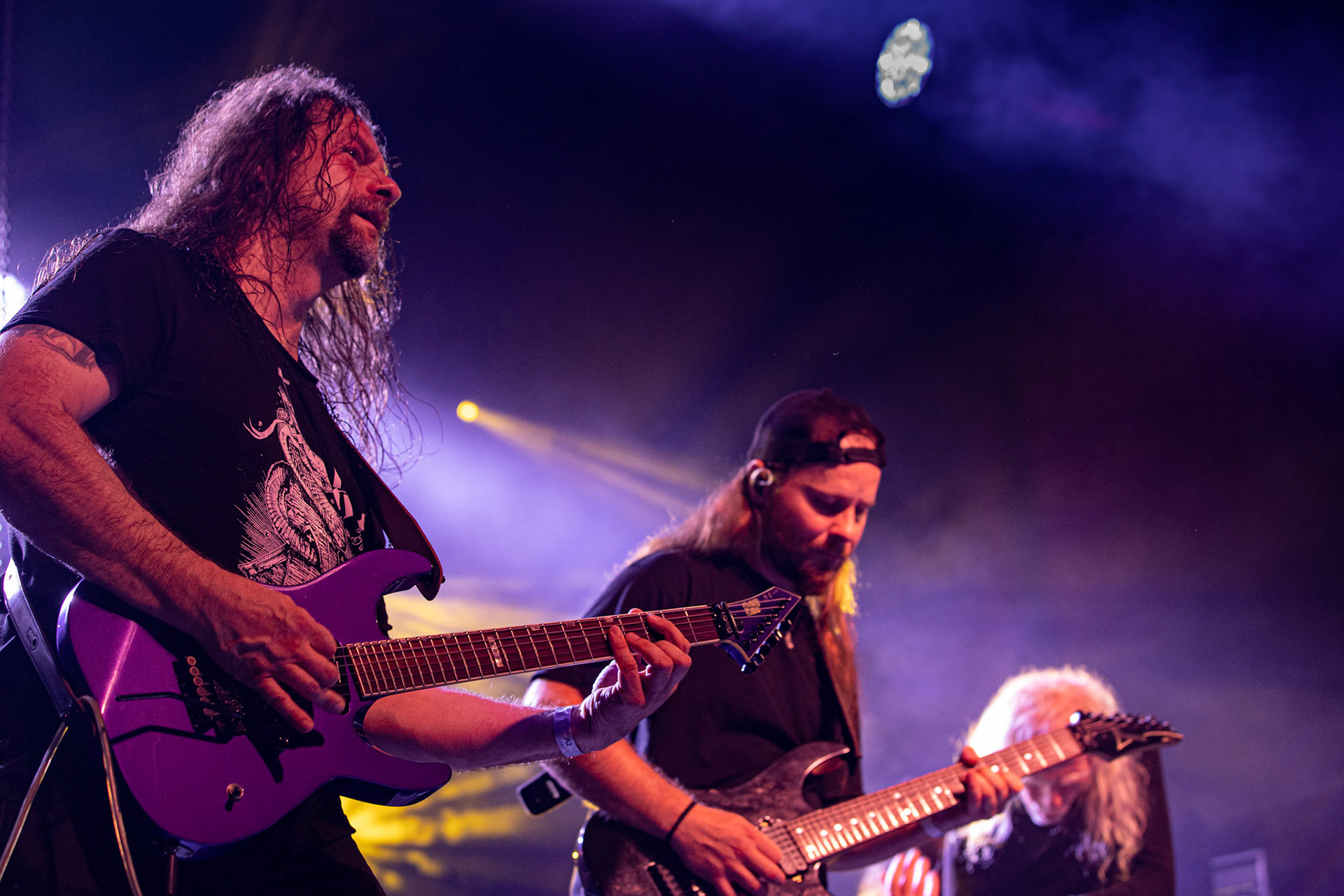 12.09.2021 - KAT i Roman Kostrzewski - koncert "Do zobaczenia w piekle" Wroclaw, Centrum Koncertowe A2.  Krzysztof Pistelok – gitara,fot. Andrzej kaziq Wasilkiewicz