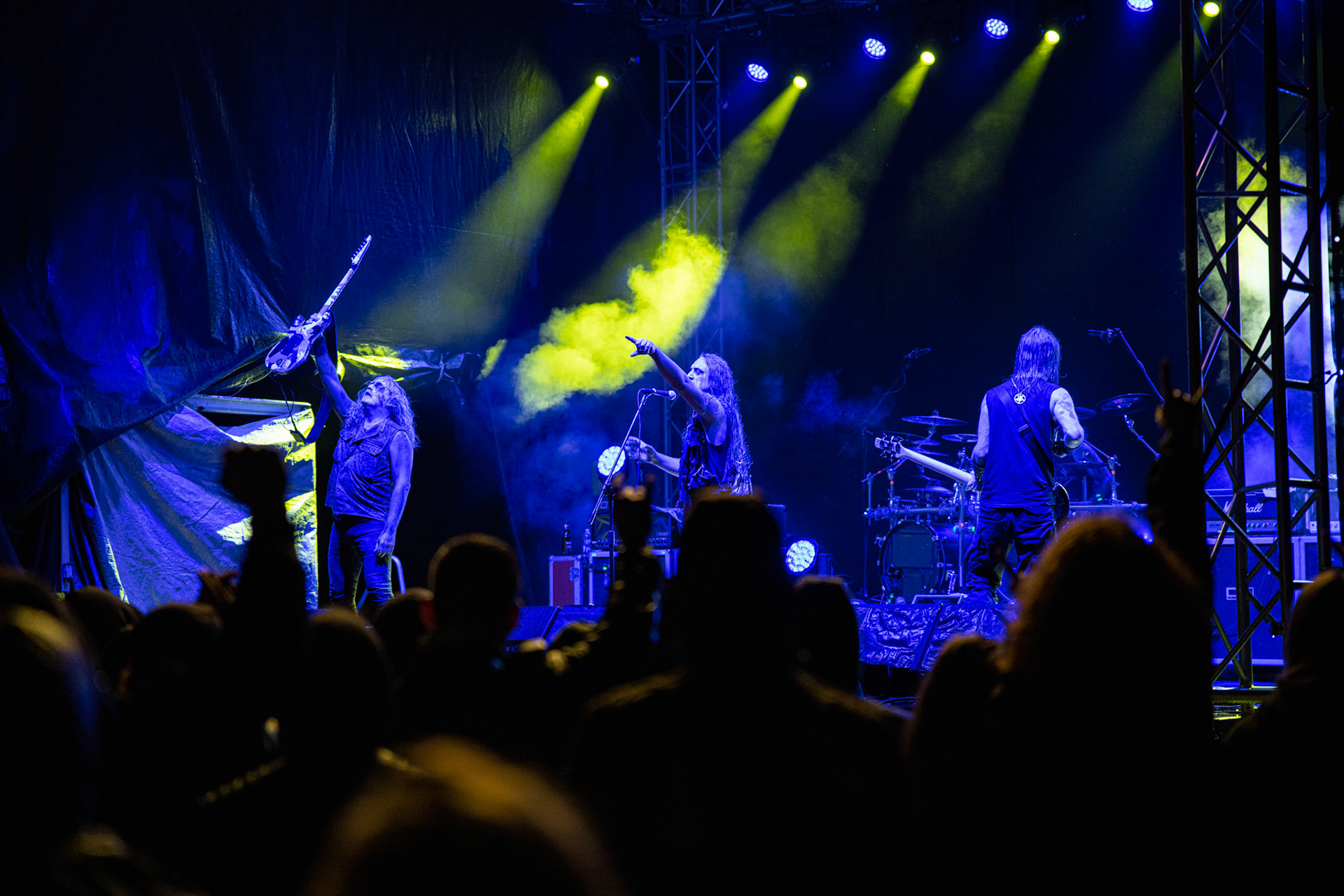 Marduk, koncert w ramach Blitzkrieg MMXX warszawska Progresja, black metal, Szwecja, Massive Music Rock The Nation America.fot. Andrzej kaziq Wasilkiewicz/Reporter