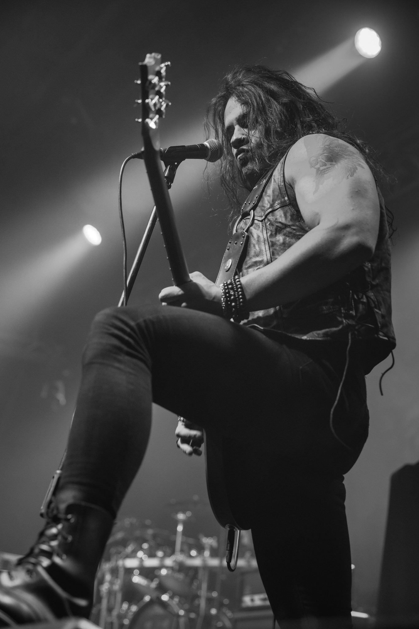 25.11.2019 Warszawa Klub Progresja Europejska Trasa Moonspell z Rotting Christ 2019 
koncert Rotting Christ
N/z Sakis Tolis gitara wokal
N/z Themis Tolis perkusja 
N/z Vagelis Karzis gitara basowa
N/z George Emmanuel  gitara
fot. Andrzej Wasilkiewicz/REPORTER