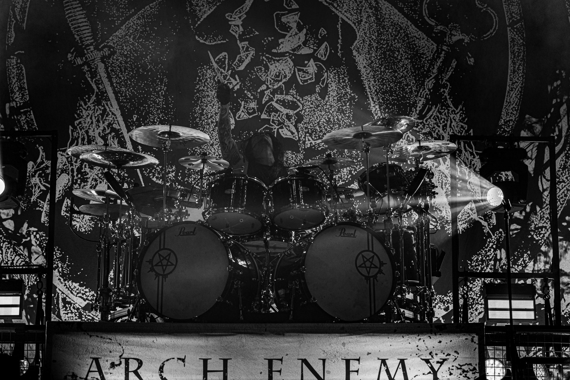 19.10.2022 ARCH ENEMY  - The European Siege 2022,Spodek Katowice Poland,fot. Andrzej Wasilkiewicz/Reporter