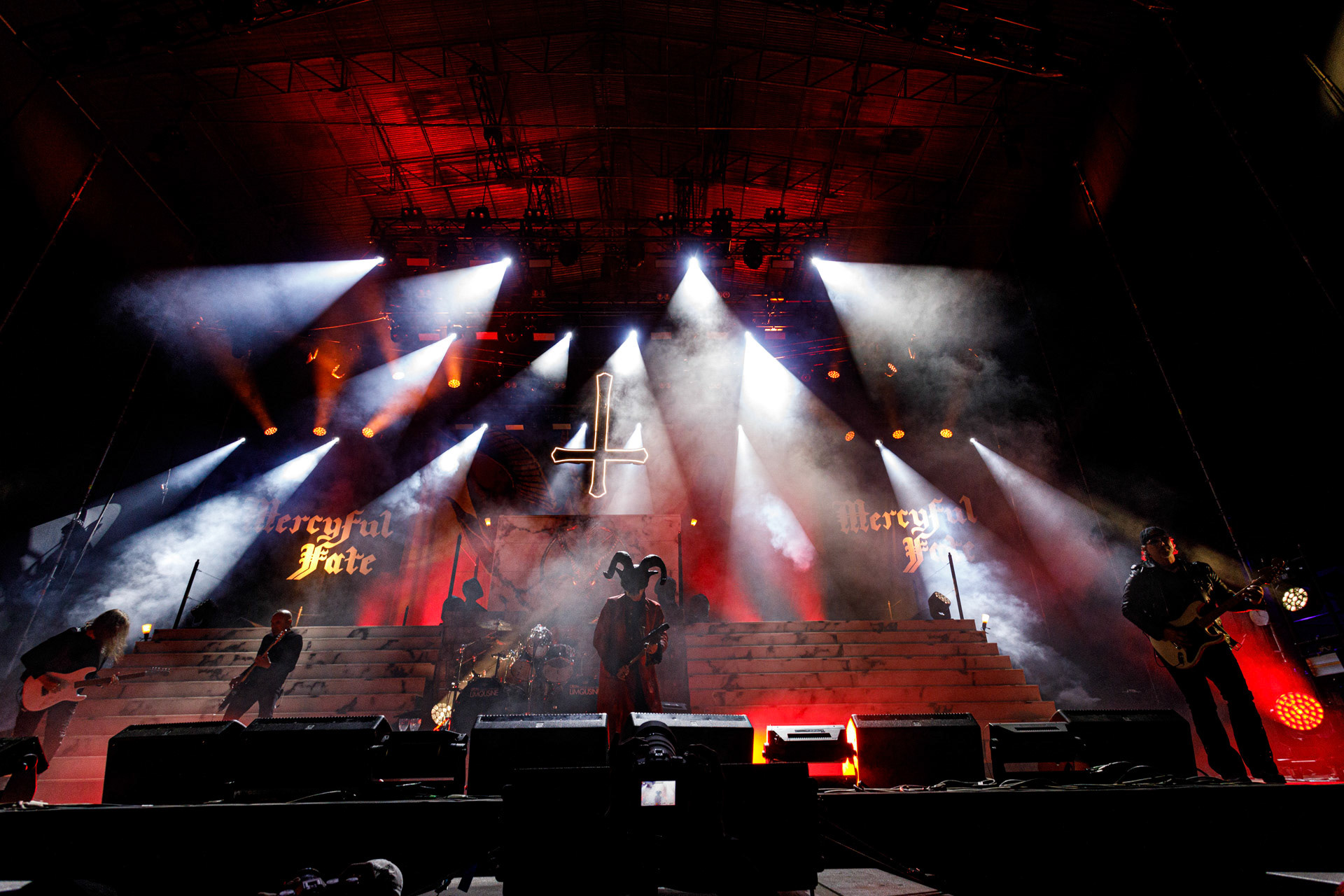 4.06.2022 Mercyful Fate Mystic Festival 2022 Gdansk. King Diamond, Kim Bendix Petersen,Mystic Coalition.fot. Andrzej Wasilkiewicz/Reporter