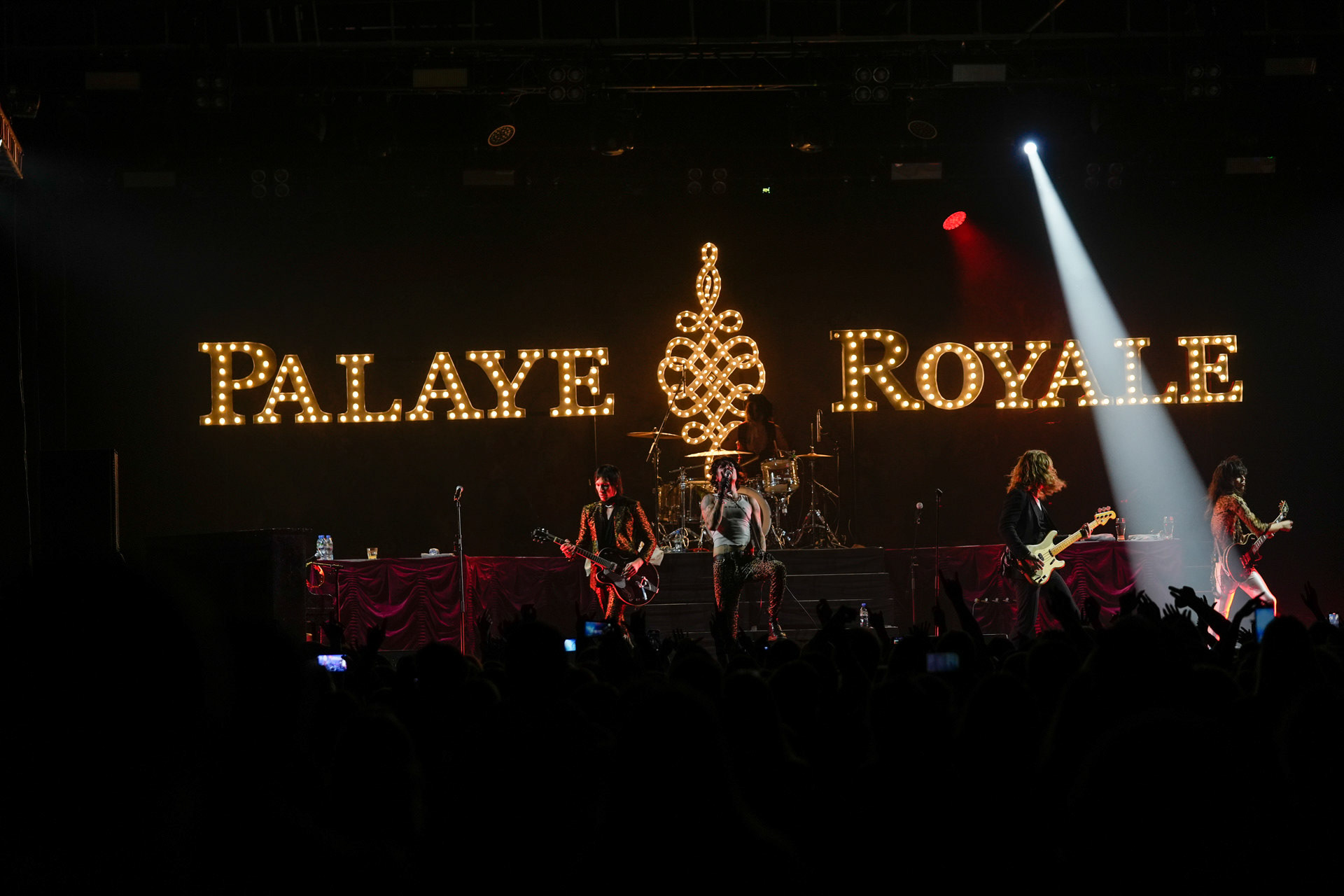22.01.23 PALAYE ROYALE (Kanada / Sumerian Records) - fashion rock, alternative, glam rock, garage rock - w warszawskiej hali EXPO XXI. Winiary Bookings. Fot. Andrzej Wasilkiewicz/Reporter