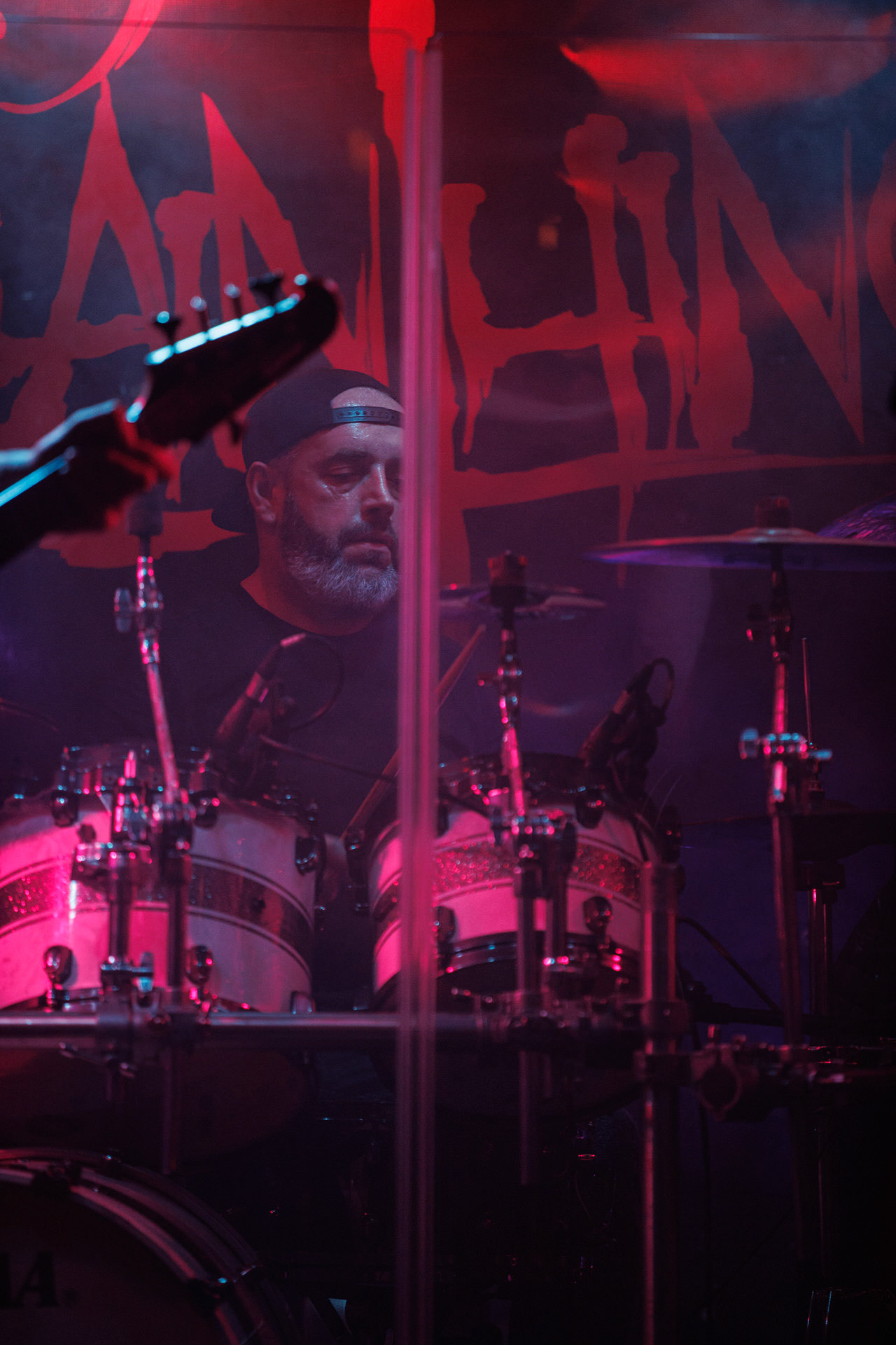 Painthing - death, doom metal.Koncert Czwarta Fala MMXXII klub VooDoo Warszawa.n/z Kuba Grobelny – guitar, vocal, n/z Bartłomiej Kaczor – guitar, n/z Darek Ojdana – keys, n/z Jan Rajkow-Krzywicki – bass,n/z Tomasz Śwital – drums,Fot. Andrzej Wasilkiewicz/kaziq.com