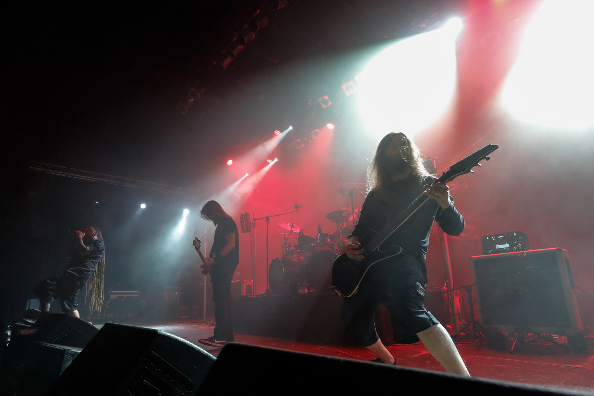 30.11.2018 Knock Out Tour 2018 - Warszawa Progresja - DECAPITATED - techniczny death metal, groove metal,

Wacław „Vogg” Kiełtyka gitara,
Rafał "Rasta" Piotrowski wokal, 
Michał "Młody" Łysejko perkusja,
Hubert Więcek gitara basowa, fot. Andrzej Wasilkiewicz/Reporter