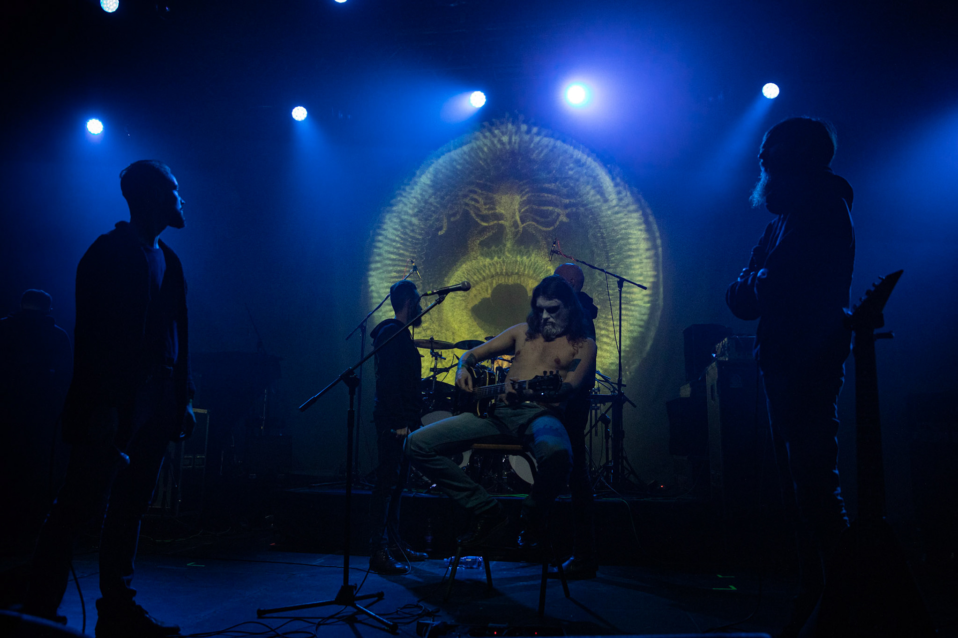 15.12.2019 koncert polskiego zespołu pieśni i końca Furia, Merry Christless 2019, Warszawa Klub Progresja,
zespół Nihila, kolektyw Let The World Burn, black metal, eksperymentalny metal, nekrofolk,
n/z Michał "Nihil" Kuźniak – wokal, sample, gitara, 
New Aeon Musick, Knock Out Productions
fot. Andrzej Wasilkiewicz/REPORTER