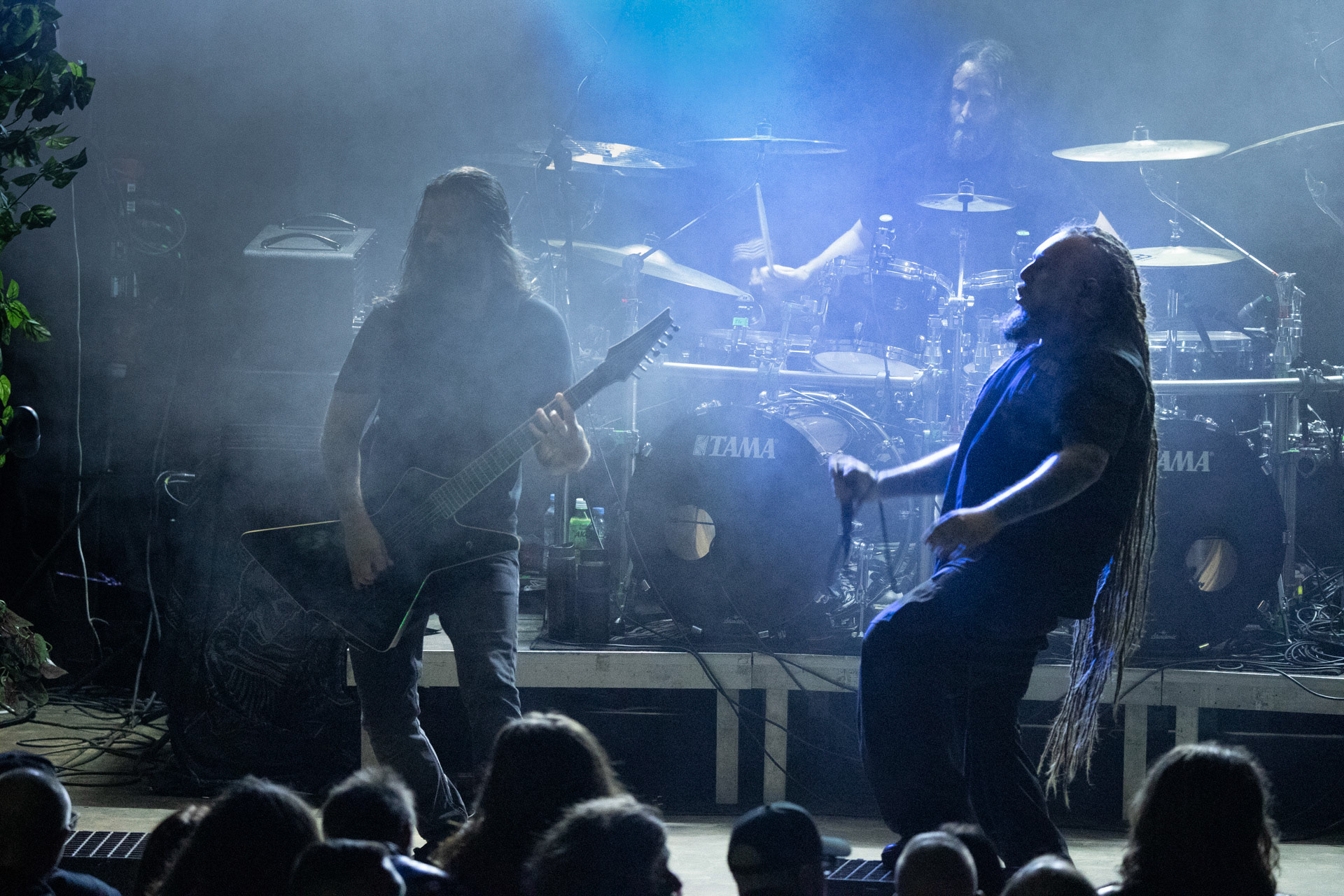 28.08.2021 Decapitated - koncert, Warszawa klub REJS,Lato w Plenerze, Winiary Bookings, Mystic Production, Nuclear Blast,n/z Waclaw Vogg Kieltyka – gitara,n/z Rafal Rasta Piotrowski – wokal, n/z James Stewart - perkusja,Fot. Andrzej Wasilkiewicz/Reporter