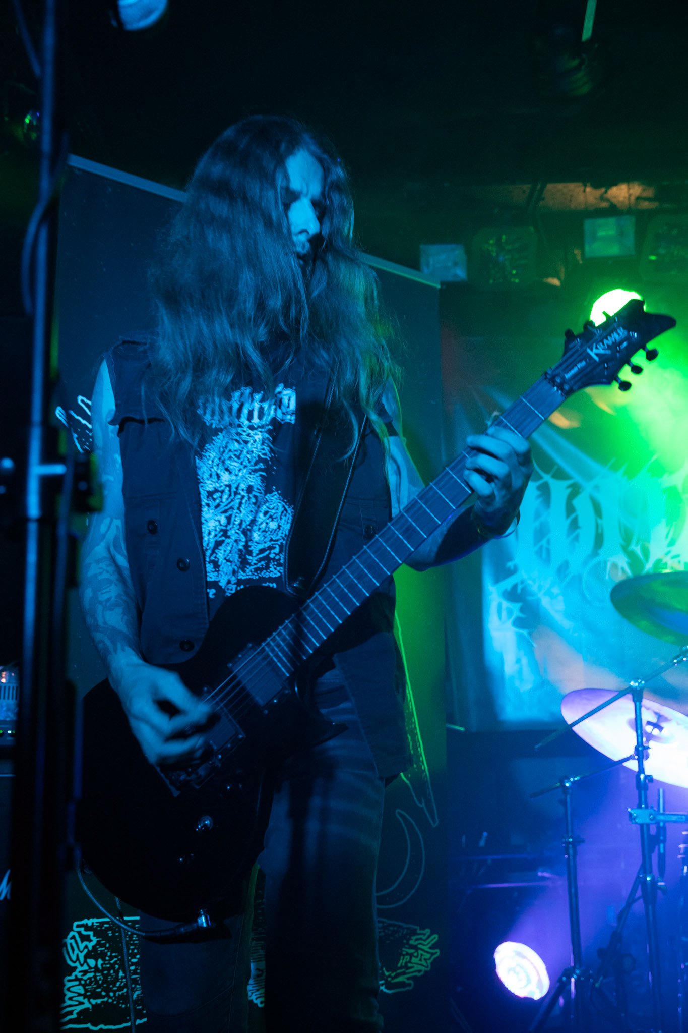 14.01.2019r. Witchmaster,  trasa XX years of Violence & Blasphemy klub VooDoo  Warszawa.  fot. Andrzej Wasilkiewicz/Reporter