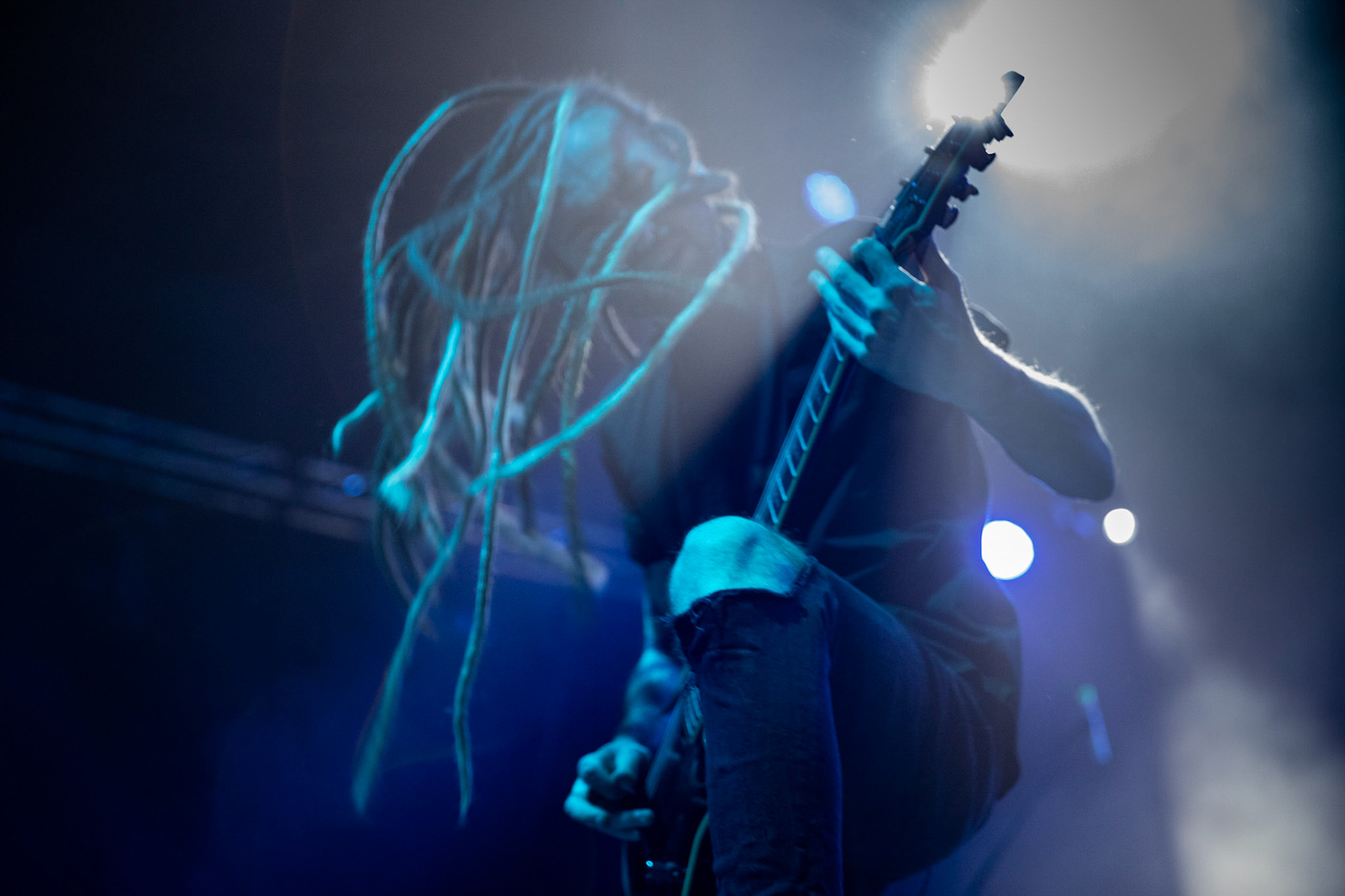 01.03.2019 Infected Rain- koncert warszawska Progresja, Infected Rain Moldovan nu metal, nu metalcore,
Vadim "Vidick" Ozhog - guitars, 
Vladimir Babici - bass, 
Serghei Babici - guitars, 
Eugen Voluta - drums,
Elena "Lena Scissorhands" Cataraga - vocals,