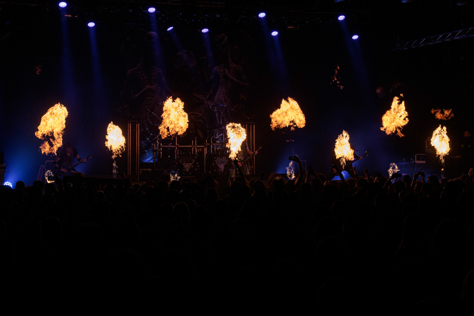 18.02.2022 - Vader - trasa Przebudzenie Tyranow koncert w warszawskiej Progresji.Peter: Guitar + VocalsSpider: GuitarHal: BassKruszyna: DrumsLeft Hand Sounds, Knock Out Productions, Massive Music,fot. Andrzej Wasilkiewicz/Reporter