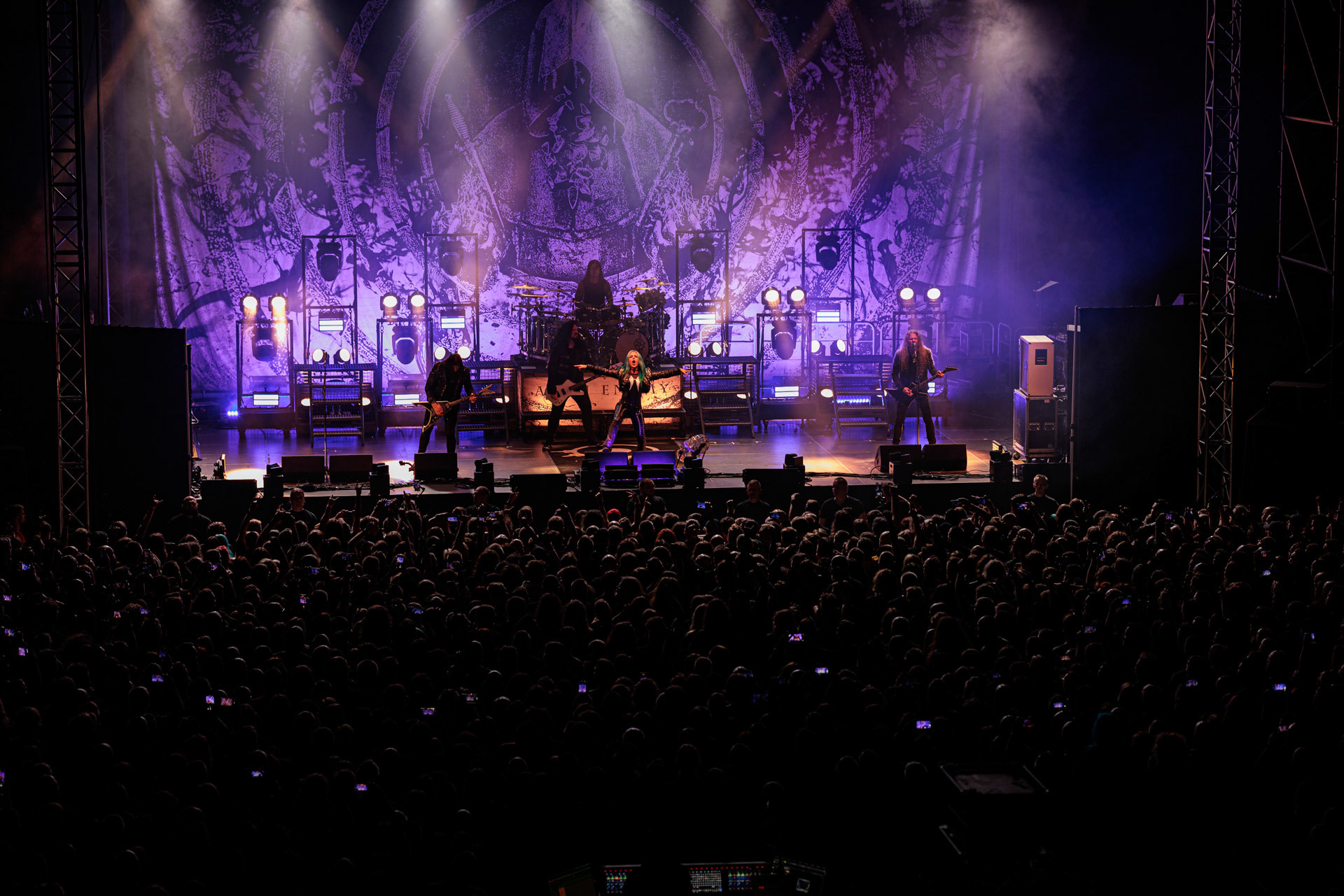 19.10.2022 ARCH ENEMY  - The European Siege 2022,Spodek Katowice Poland,fot. Andrzej Wasilkiewicz/Reporter