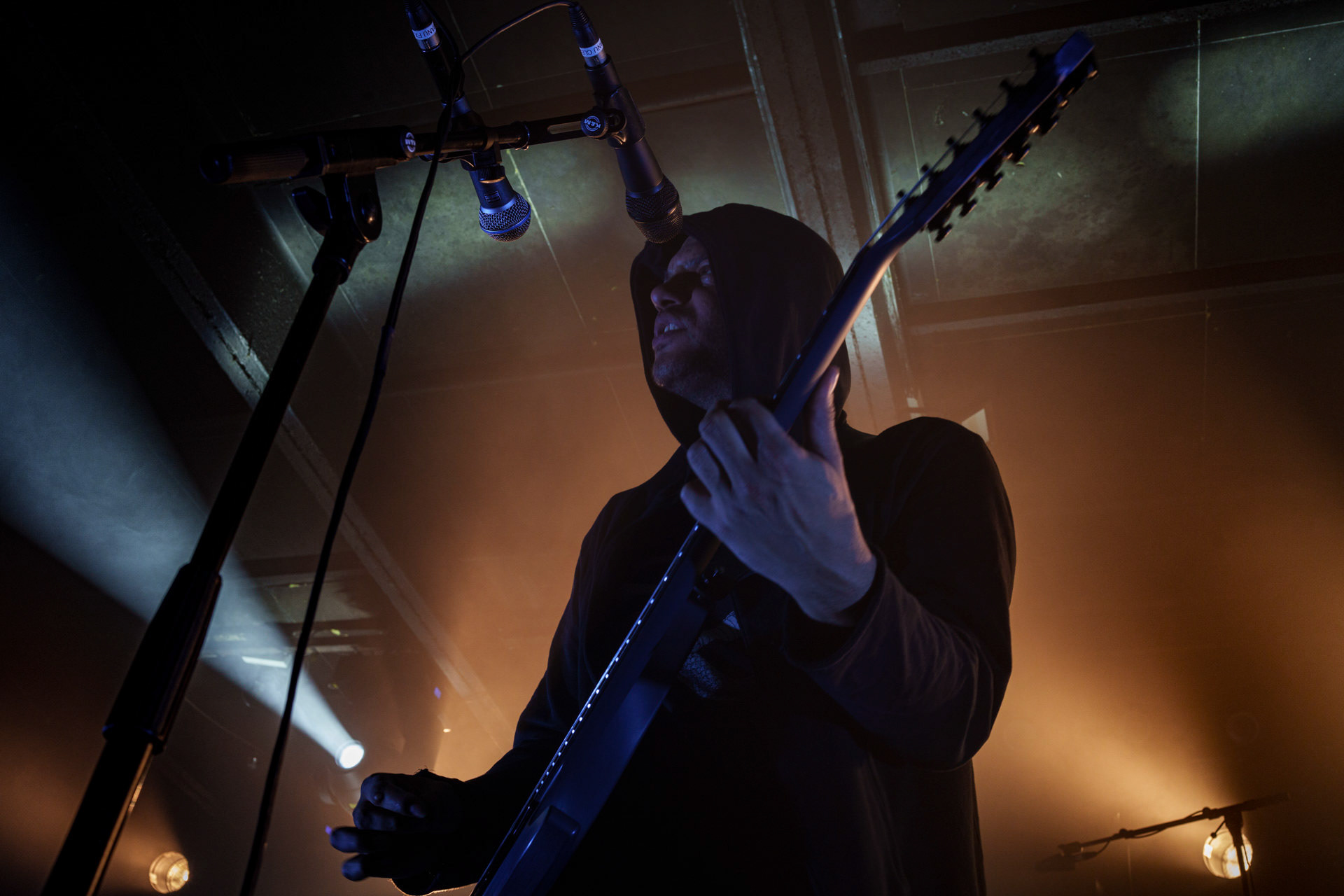 6.12.2022 Zeal &amp; Ardor - Warszawa.Szwajcarski industrial metal, blackgaze, awant-garde, afroamerykanski spirytualizmu z black metalem,n/z Manuel Gagneux - wokal, gitara,Knock Out Productions,Klub Proxima,Fot. Andrzej Wasilkiewicz/Reporter