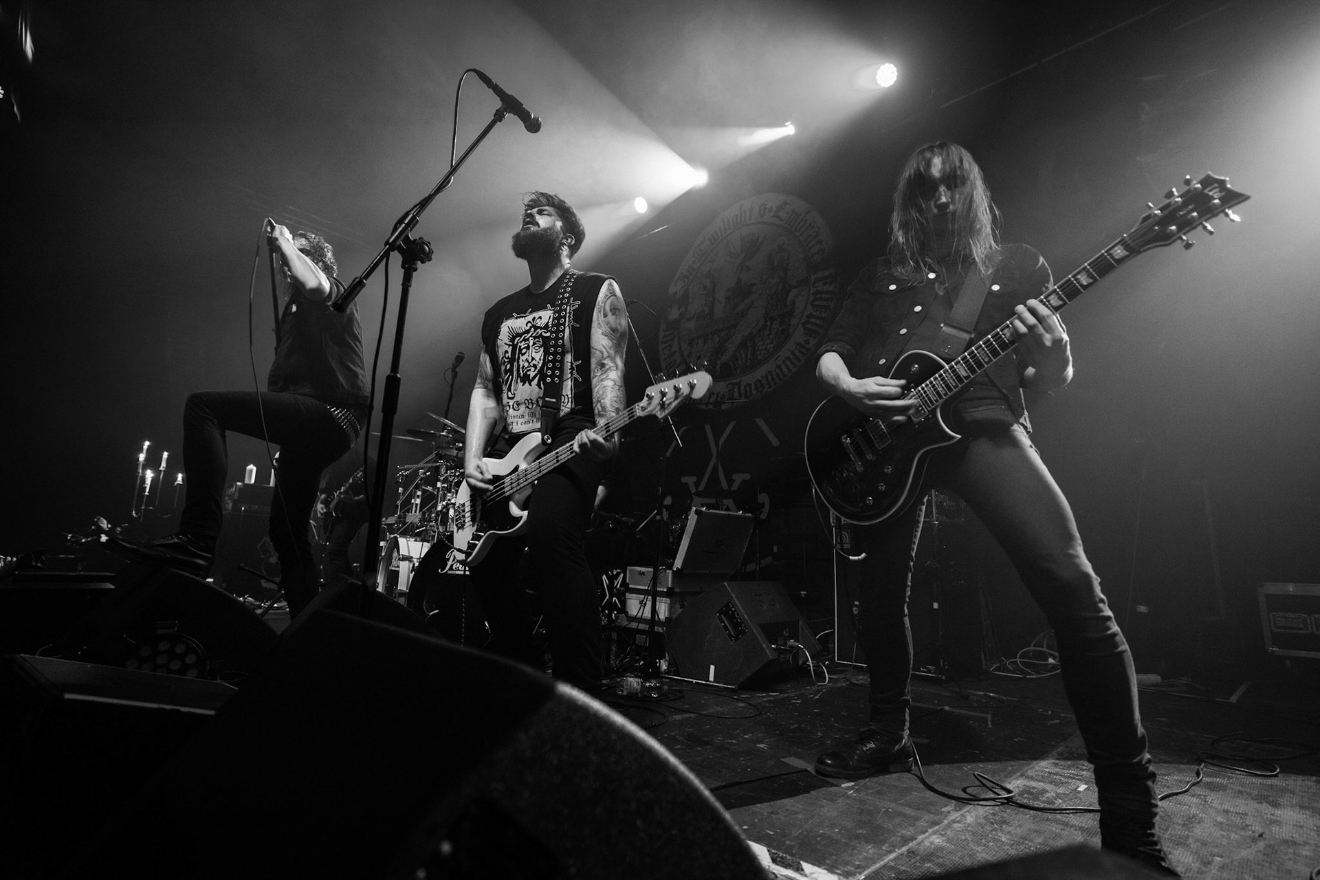 IN TWILIGHT’S EMBRACE - Polska - death metal, black metal,
koncert w Warszawskiej Progresji w ramach trasy Ecclesia Diabolica Baltica.
fot. Andrzej Wasilkiewicz/Reporter