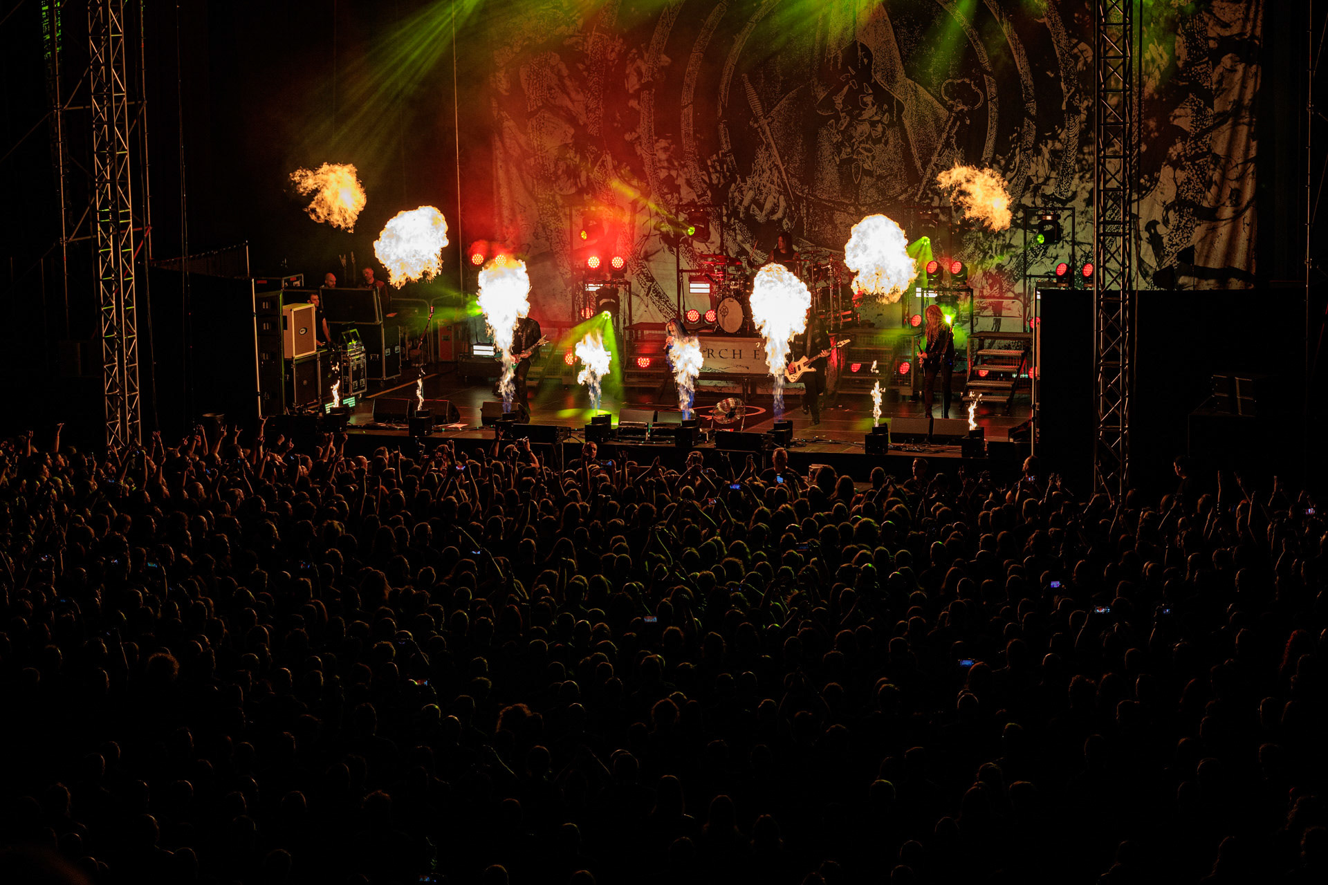 19.10.2022 ARCH ENEMY  - The European Siege 2022,Spodek Katowice Poland,fot. Andrzej Wasilkiewicz/Reporter