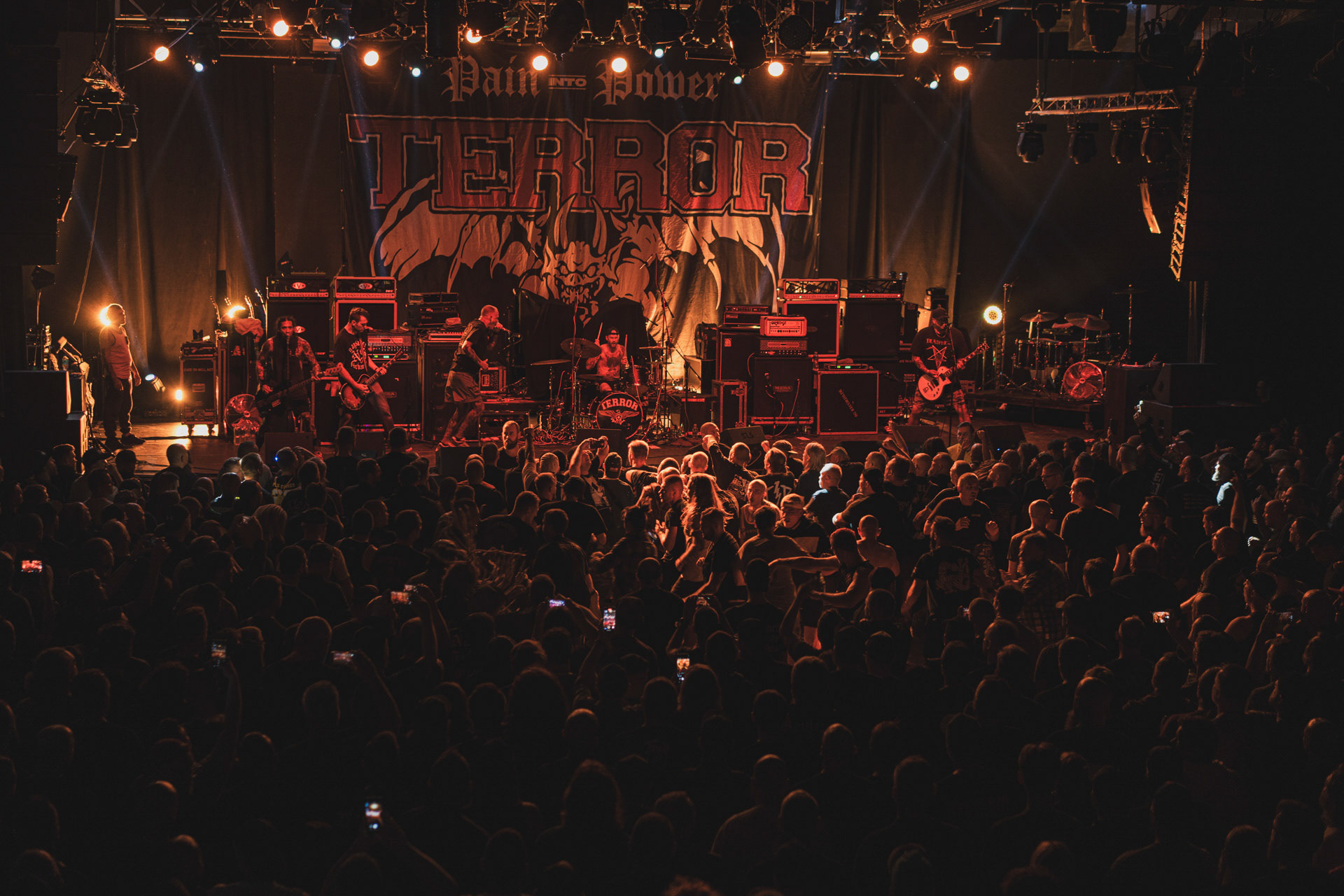 8.08.2023 TERROR - Warszawa klub Progresja,Produkcja Knock Out Productions. fot. Andrzej Wasilkiewicz/kaziq.com