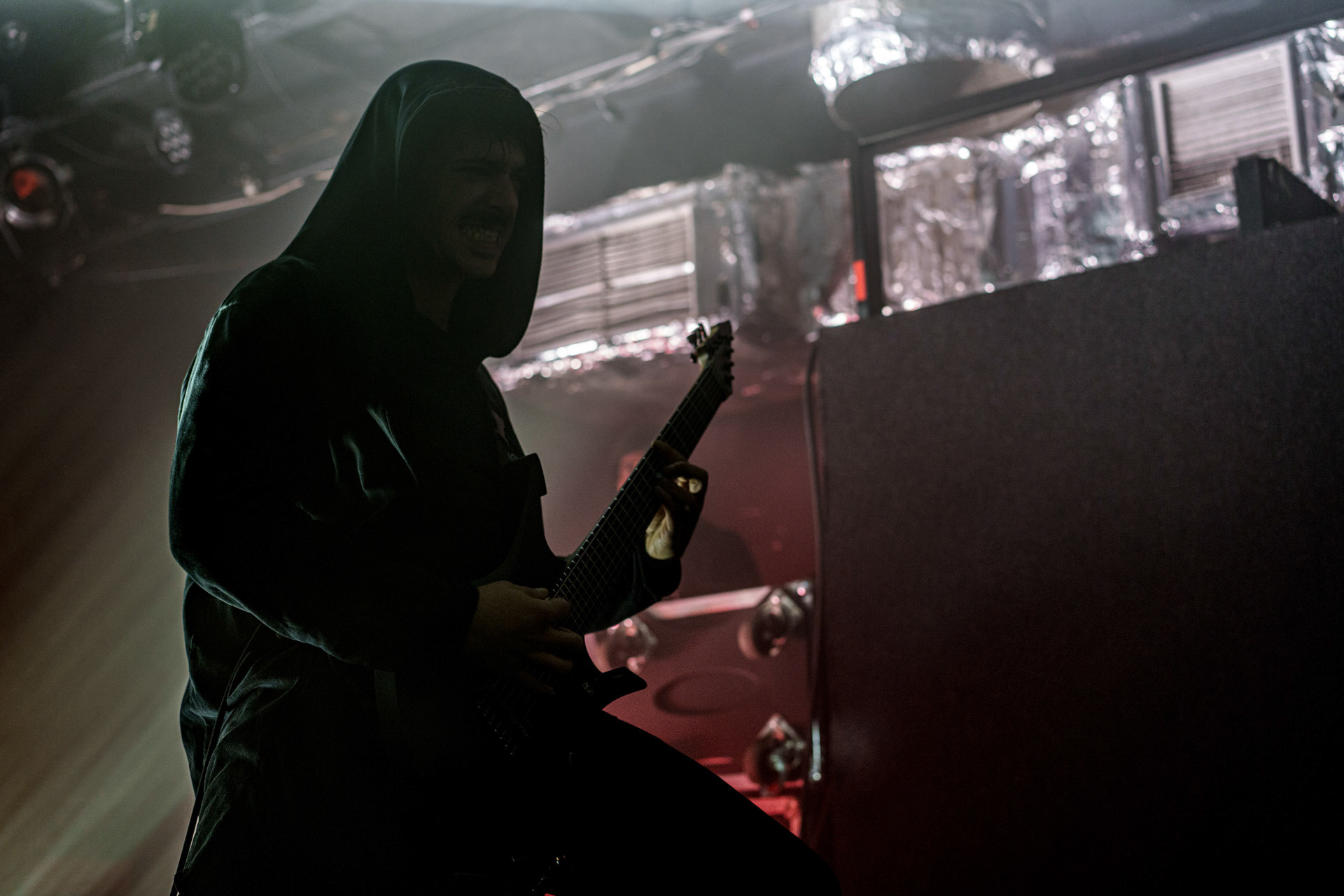 6.12.2022 Zeal &amp; Ardor - Warszawa.Szwajcarski industrial metal, blackgaze, awant-garde, afroamerykanski spirytualizmu z black metalem,n/z Tiziano Volante - gitara,Knock Out Productions,Klub Proxima,Fot. Andrzej Wasilkiewicz/Reporter