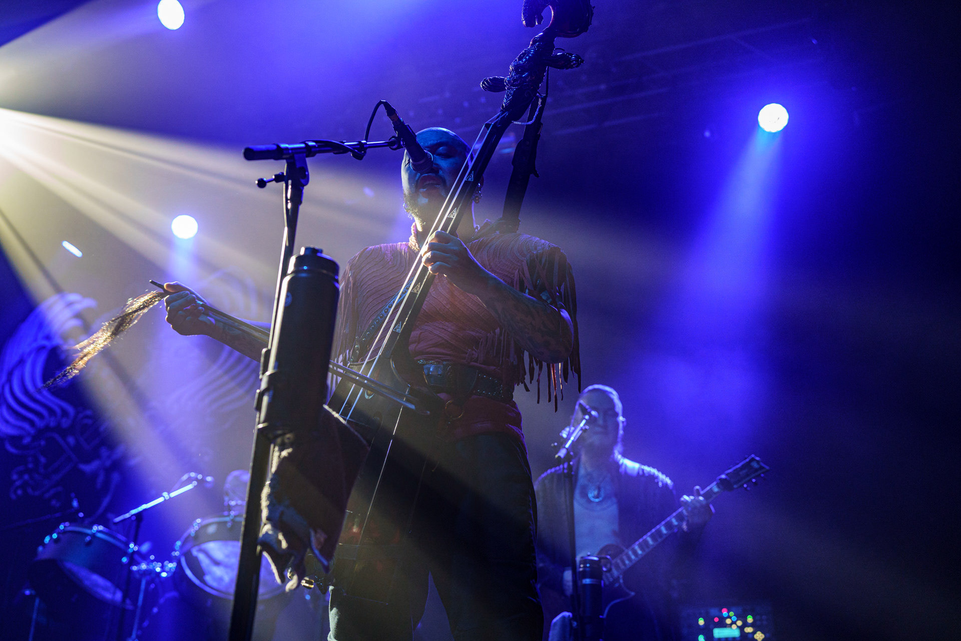 5.11.2022 The HU - koncert mongolskiej folk-metlowej grupy w warszawskiej Progresji.Produkcja Knock Out Productions,fot. Andrzej Wasilkiewicz/Reporter