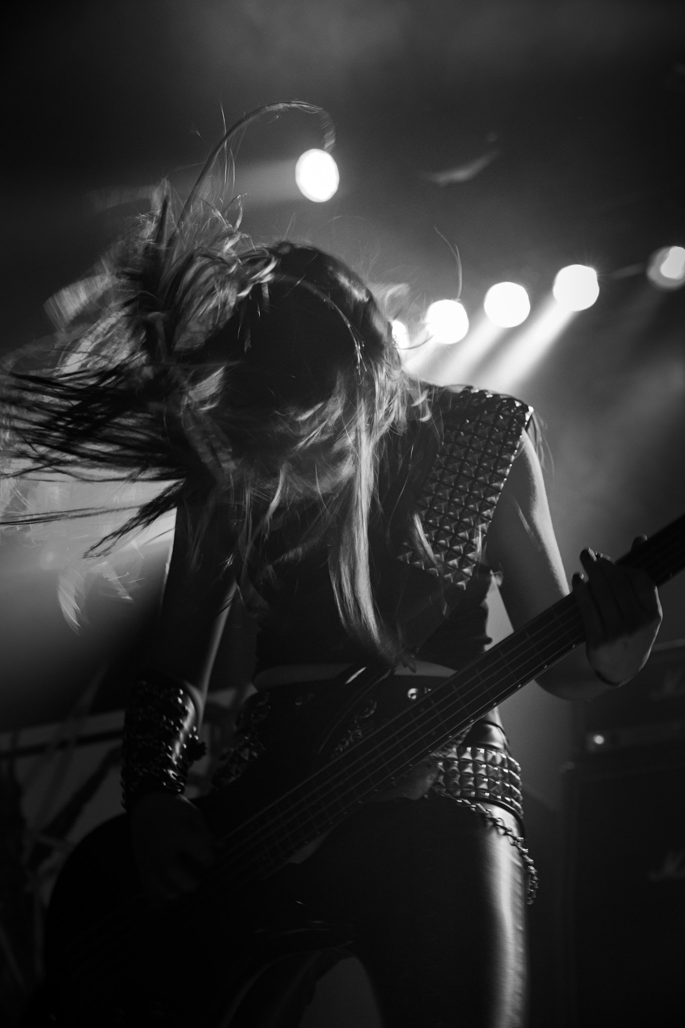 15.12.2019 koncert szwajcarów z Hellhammer: Triumph of Death, Merry Christless 2019, Warszawa Klub Progresja,
zespół Thomasa Gabriela Fishera, black metal, death metal, n/z Mia Wallace gitara basowa,
New Aeon Musick, Knock Out Productions
fot. Andrzej Wasilkiewicz/REPORTER