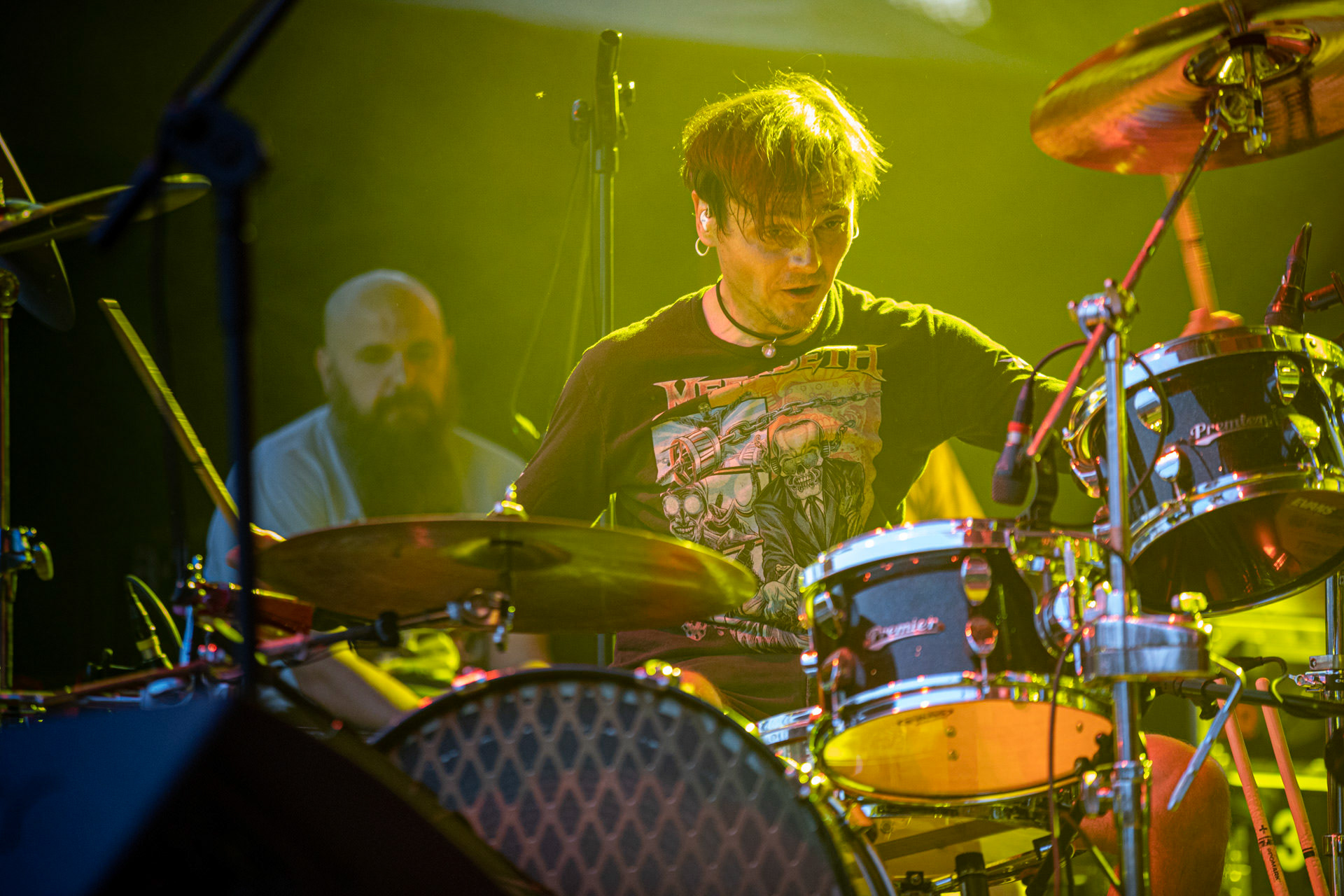 Koncert Luxtorpeda 10 urodziny. Warszawa Progresja.Gramy do Woli.n/z.Tomasz „Krzyżyk” Krzyżaniak – perkusjaFot. Andrzej kaziq Wasilkiewicz/Reporter