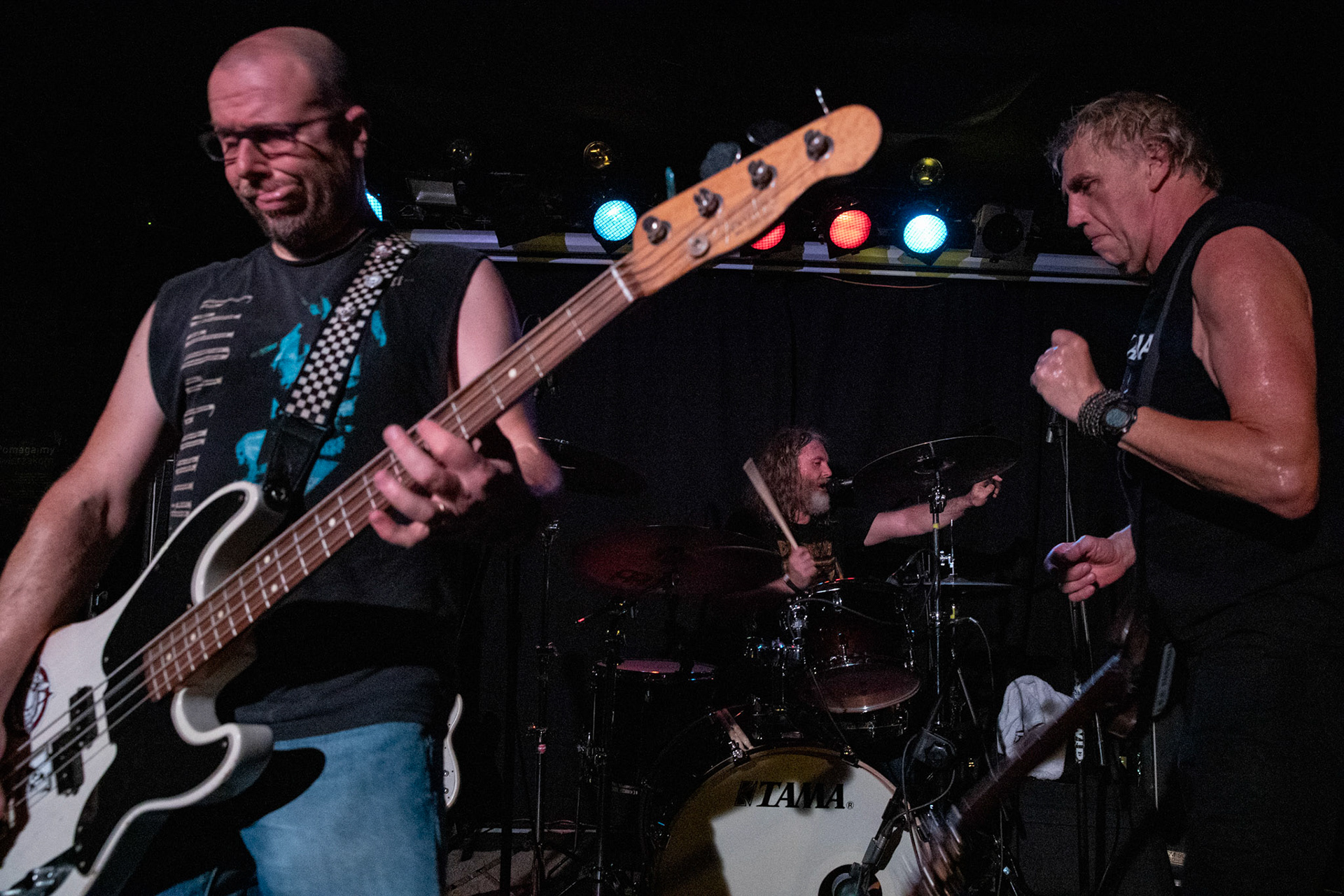 8.08.2019. D.O.A. - kanadyjska legenda punkrocka w warszawskim Pogłosie.
D.O.A. - Kanada, Vancouver, punk rock band, hardcore punk, 
Joe Keithley - vocals, guitar 
Mike Hodsall - bass 
Paddy Duddy - drums 
Produkcja Boredom Booking
fot. Andrzej kaziq Wasilkiewicz/Reporter