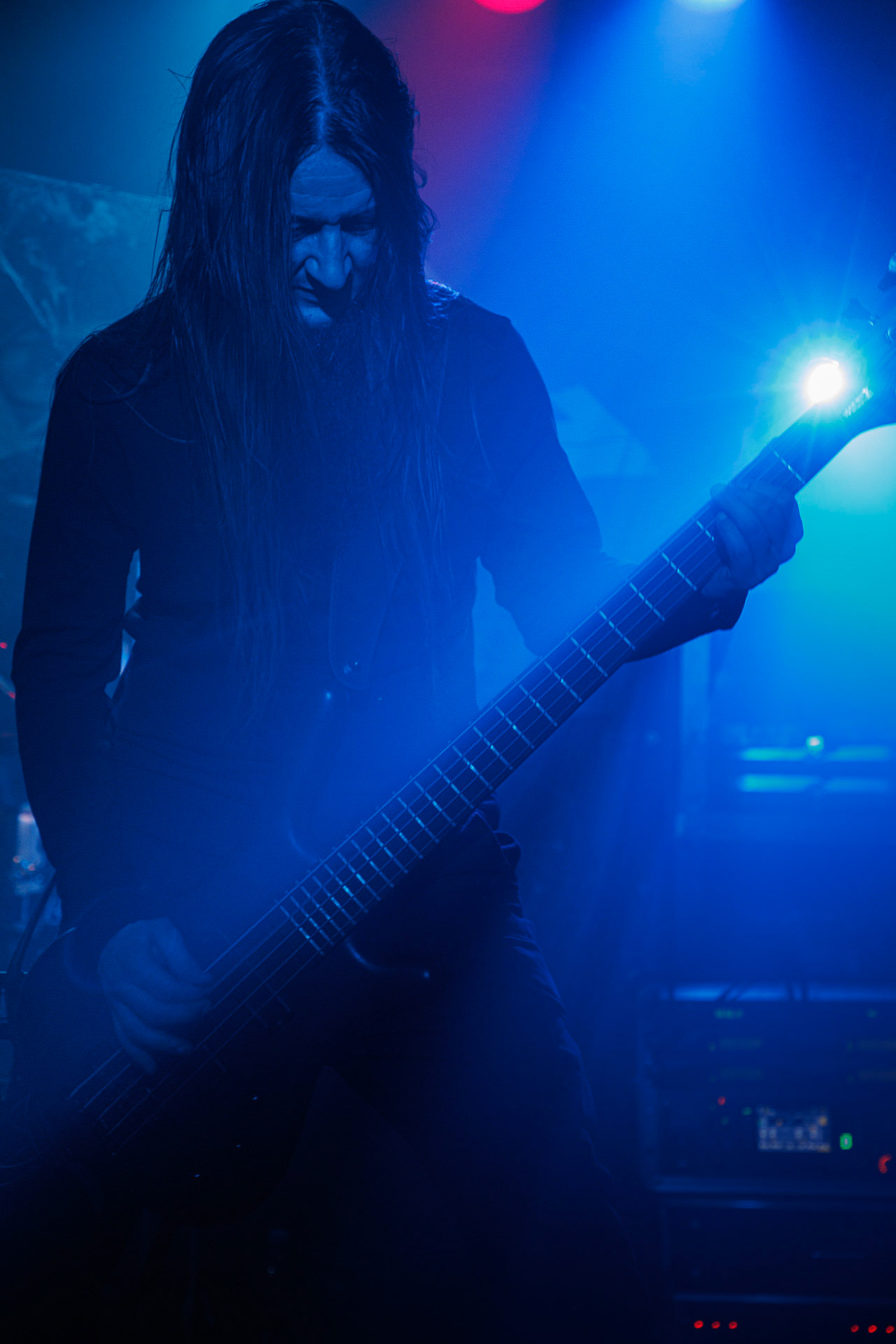 18.03.2022 Thy Disease - INFERNALIS RESURGENTIS - Warszawski koncert zespolu Thy Disease.Black metal, death metal, polski metal. n/z Andrew – bassfot. Andrzej Wasilkiewicz/Reporter