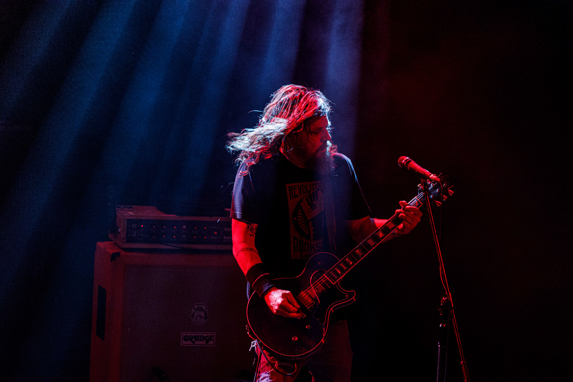 26.06.2022 koncert RED FANG - USA. Relapse Records - stoner, hard rock, metal.Warszawski koncert w klubie Progresja promuje ostatni album amerykanow - Arrows wydany w 2021r.Produkcja WiniaryBookings. Patronat koncertu Antyradio.fot. Andrzej Wasilkiewicz/Reporter