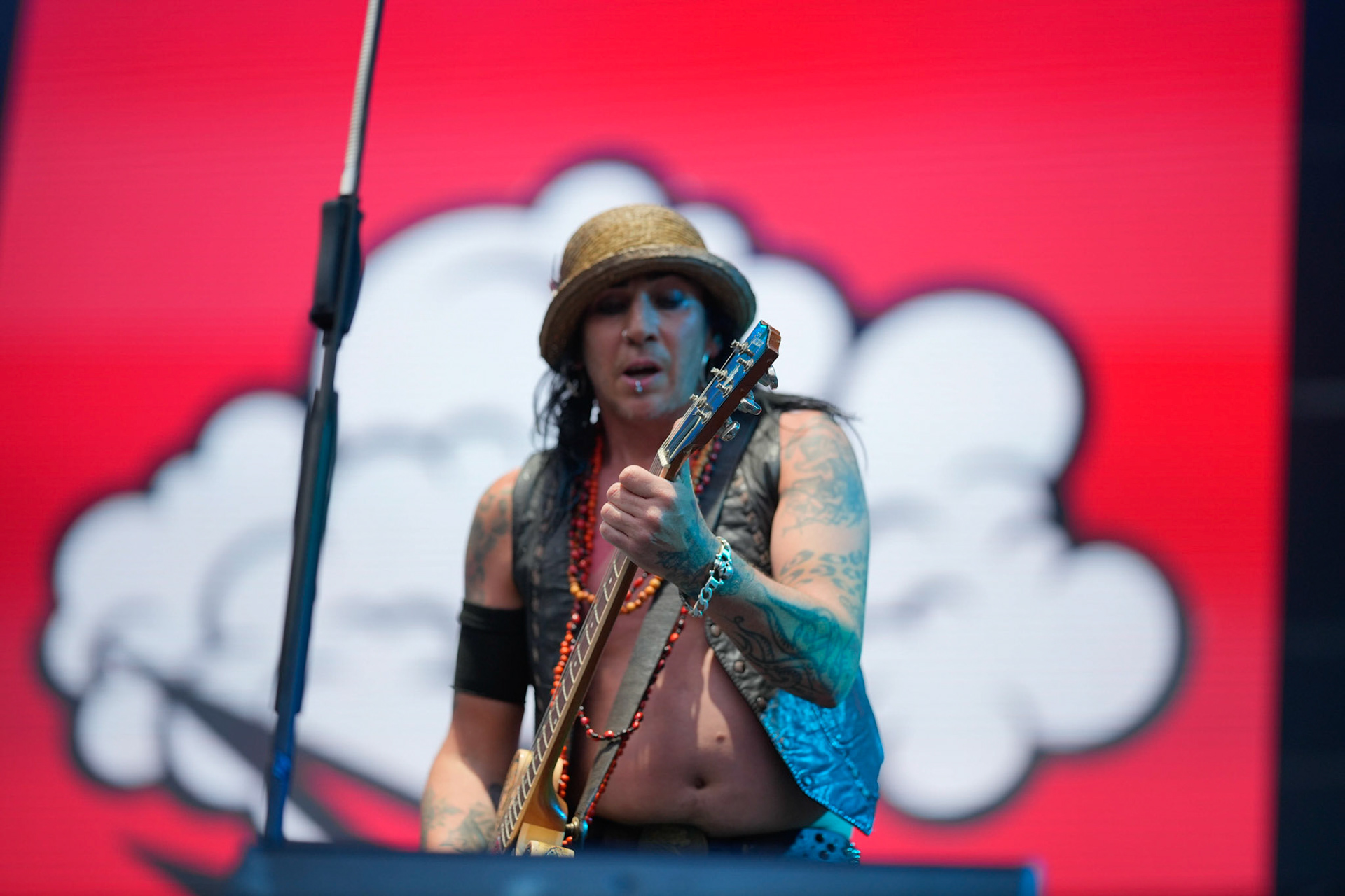 9.06.2023 The Hellacopters dzien drugi festiwaluMystic Festival 2023, Stocznia Gdanska fot. Andrzej Wasilkiewicz/Reporter