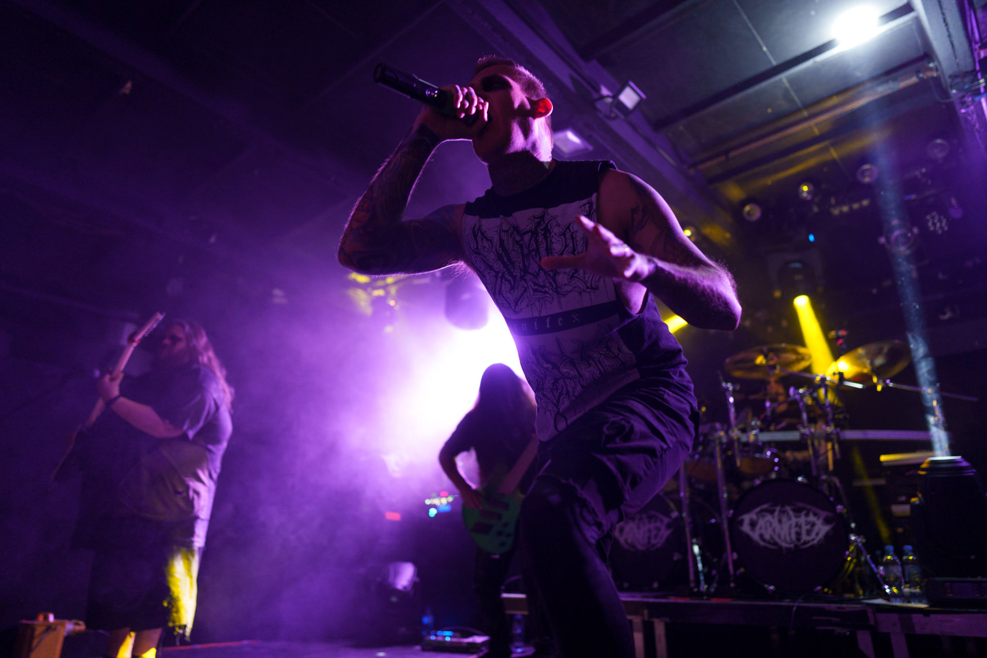 4.12.2022 CARNIFEX (Nuclear Blast) - deathcore,Winiary BookingsKlub ProximaFot. Andrzej Wasilkiewicz kaziq.com