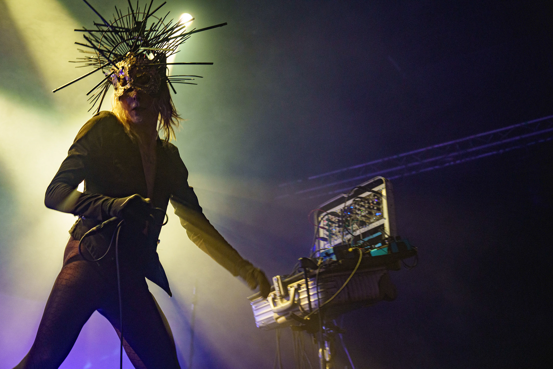 22.10.2021 Chris Corner - jako IAMX, klub Progresja, Warszawa. fot. Andrzej Wasilkiewicz/Reporter