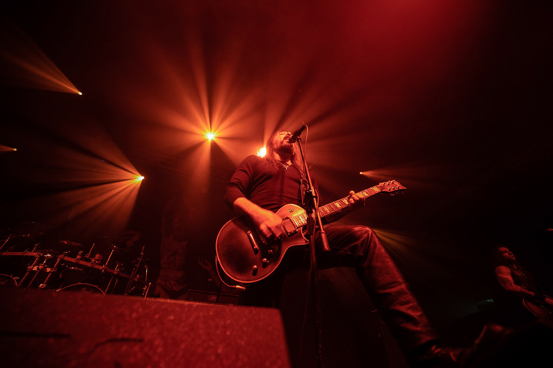 25.11.2019 Warszawa Klub Progresja Europejska Trasa Moonspell z Rotting Christ 2019 
koncert Rotting Christ
N/z Sakis Tolis gitara wokal
N/z Themis Tolis perkusja 
N/z Vagelis Karzis gitara basowa
N/z George Emmanuel  gitara
fot. Andrzej Wasilkiewicz/REPORTER