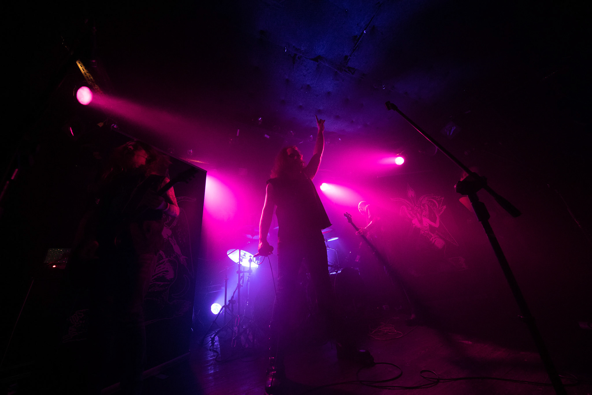 14.01.2019r. Witchmaster,  trasa XX years of Violence & Blasphemy klub VooDoo  Warszawa.  fot. Andrzej Wasilkiewicz/Reporter