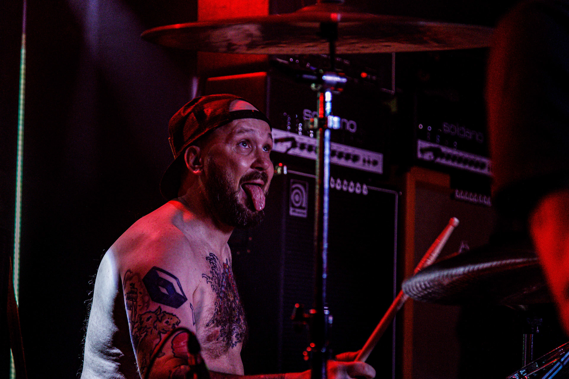 7.07.2022 - GOSPEL OF THE FUTURE - CZECH SLUDGE METALJiri Ultra Spurny - gitara, wokal,Ales Meduna - perkusja, Jiri Kos - bas,Lukas Benesovsky - gitara,Produkcja WiniaryBookings. Hydrozagadka.fot. Andrzej Wasilkiewicz/Reporter