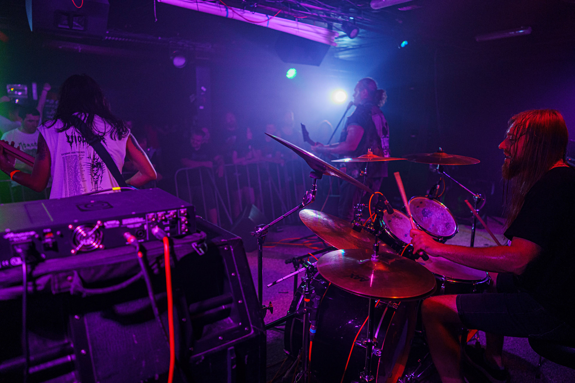 15.07.2023 - VIOLENTOR -Italy, Thrash Metal, Anti-society, - Warszawa, klub Potok. fot. Andrzej Wasilkiewicz/kaziq.com