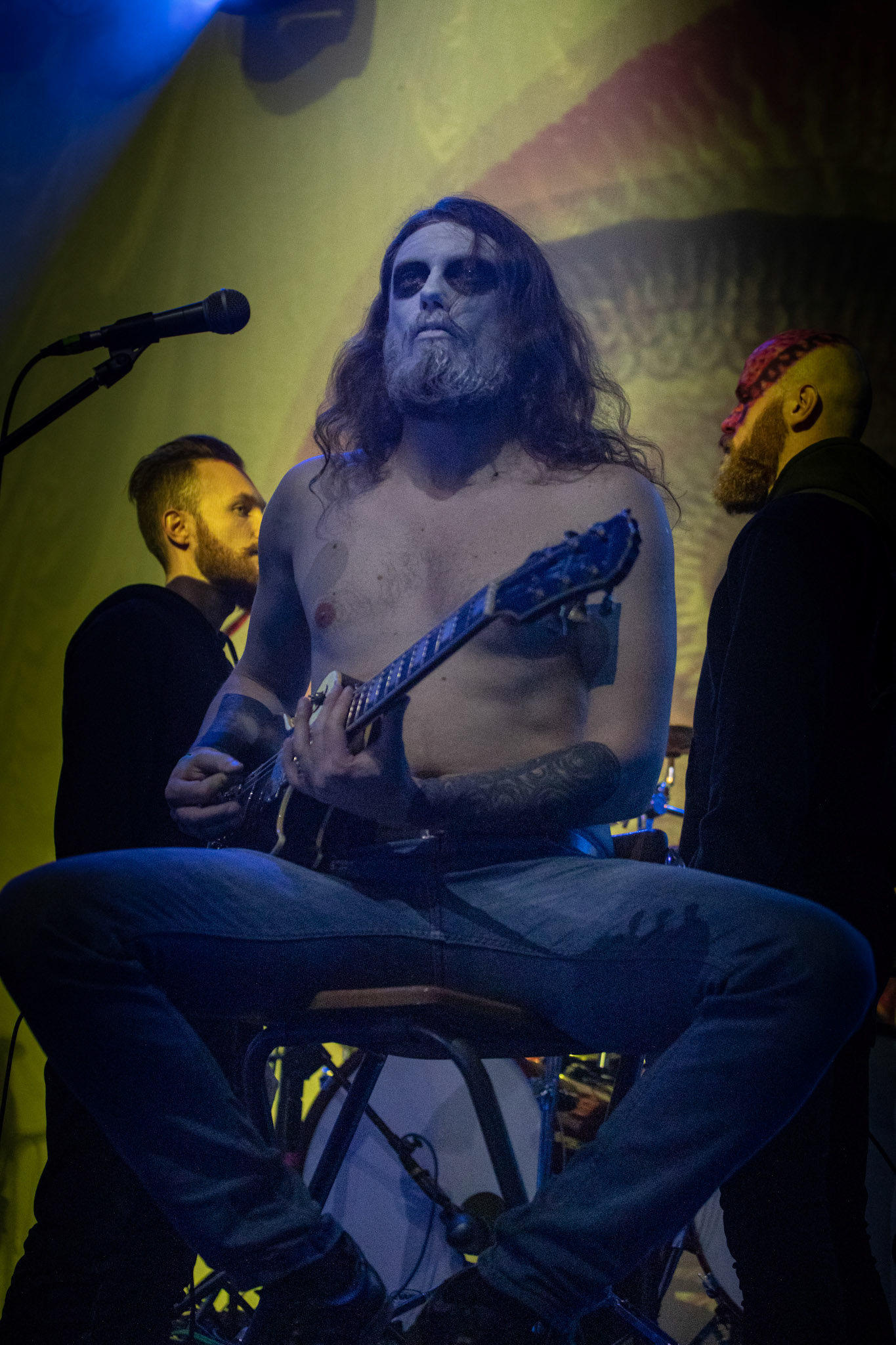 15.12.2019 koncert polskiego zespołu pieśni i końca Furia, Merry Christless 2019, Warszawa Klub Progresja,
zespół Nihila, kolektyw Let The World Burn, black metal, eksperymentalny metal, nekrofolk,
n/z Michał "Nihil" Kuźniak – wokal, sample, gitara, 
New Aeon Musick, Knock Out Productions
fot. Andrzej Wasilkiewicz/REPORTER