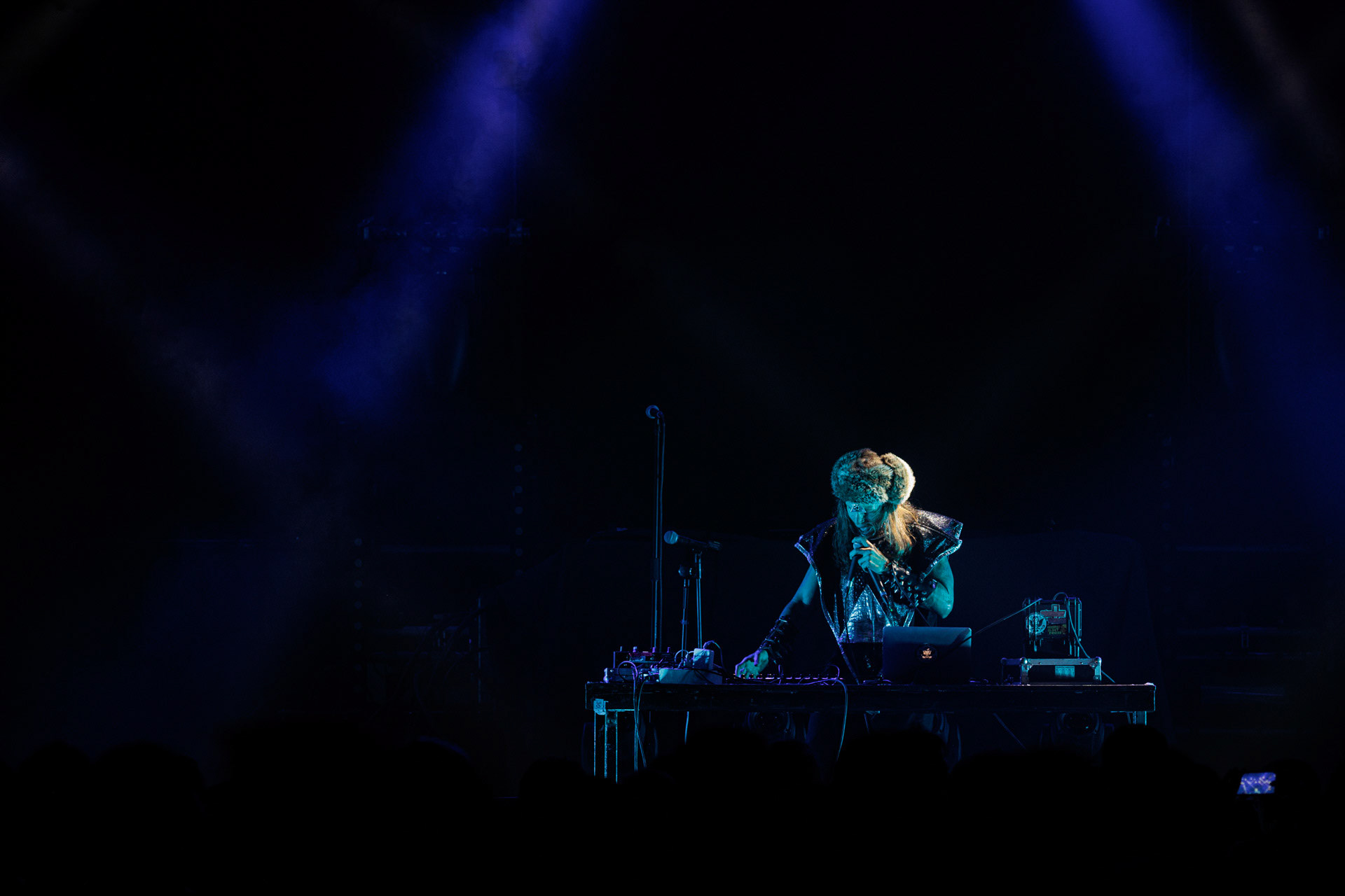 29.04.2022 Otto Von Schirach - nadrealna muzyka elektroniczna z elementami noise, gore grind, hip-hop, death metal. n/z Otto Von Schirach Produkcja Knock Out Productions, klub Progresja.Wytwornia Ipecac,fot. Andrzej Wasilkiewicz/Reporter