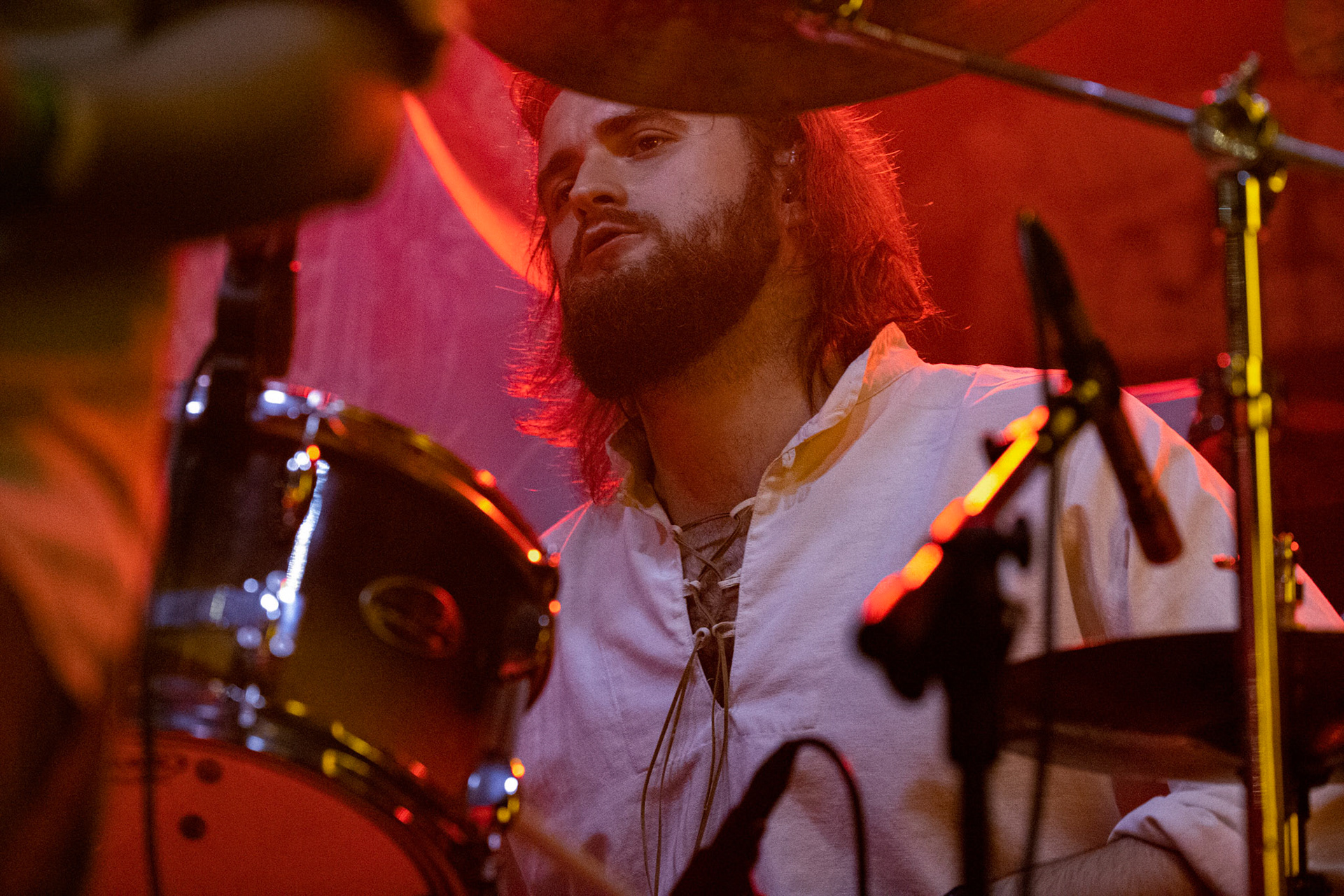 28.08.2021 Varmia - koncert, Warszawa klub REJS,Lato w Plenerze, Winiary Bookings,Emil perkusja,Fot. Andrzej Wasilkiewicz/Reporter