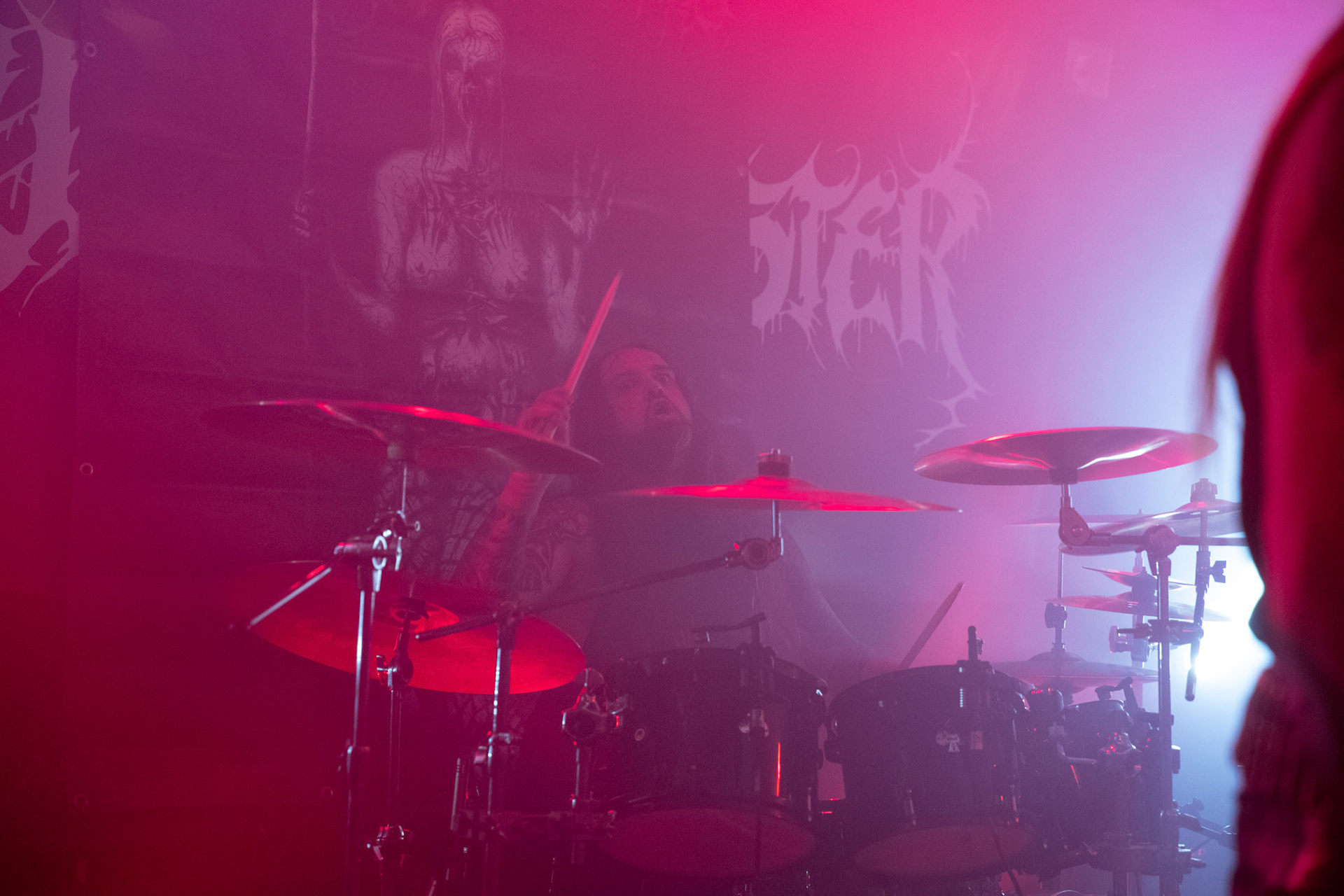 14.01.2019r. Embrional, trasa XX years of Violence & Blasphemy klub VooDoo  Warszawa.  fot. Andrzej Wasilkiewicz/Reporter