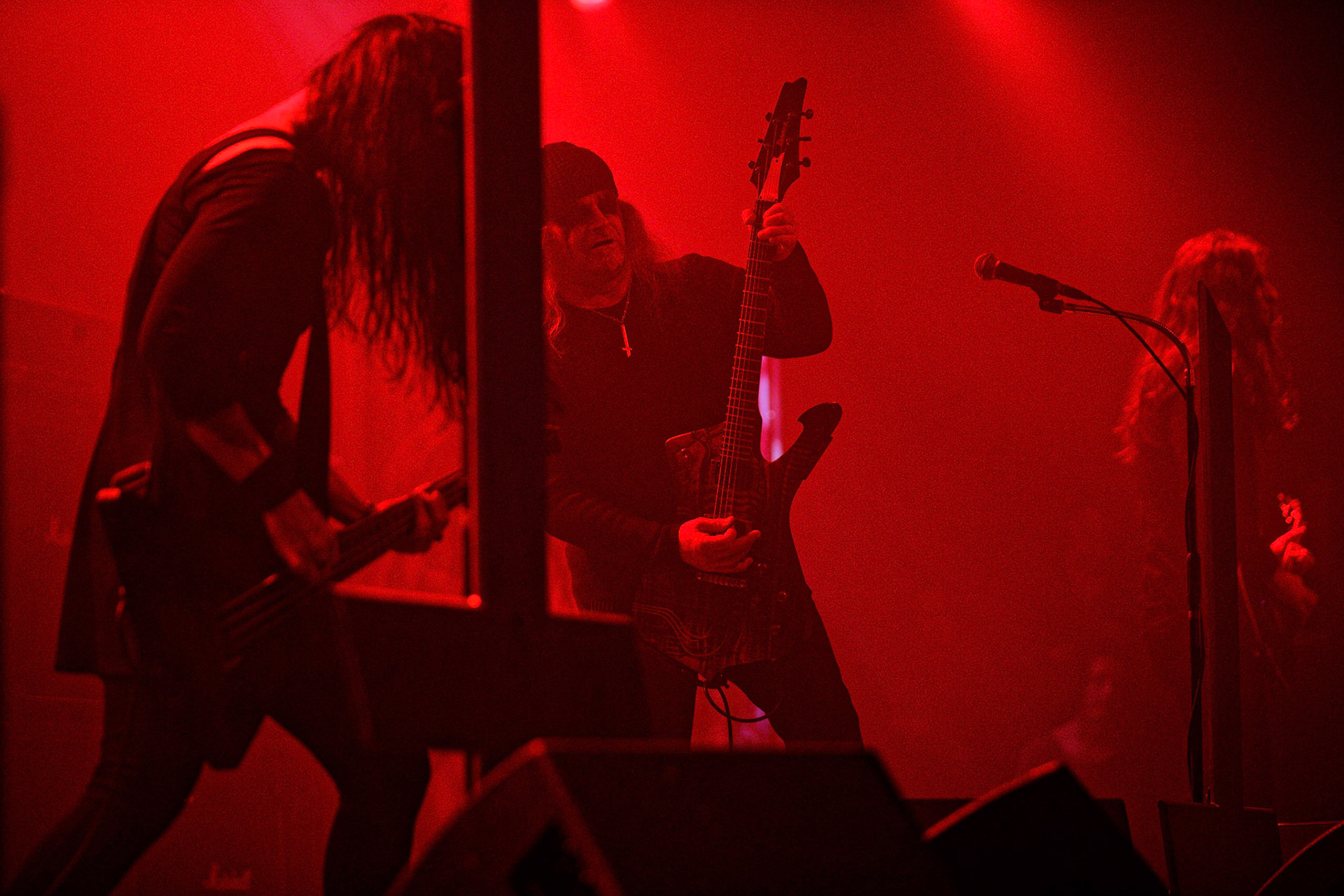 koncert Triptykon, voc. git. Tom Gwarrior, Thomas Gabriel Fischer, Szwajcaria fot. Andrzej Wasilkiewicz/Reporter