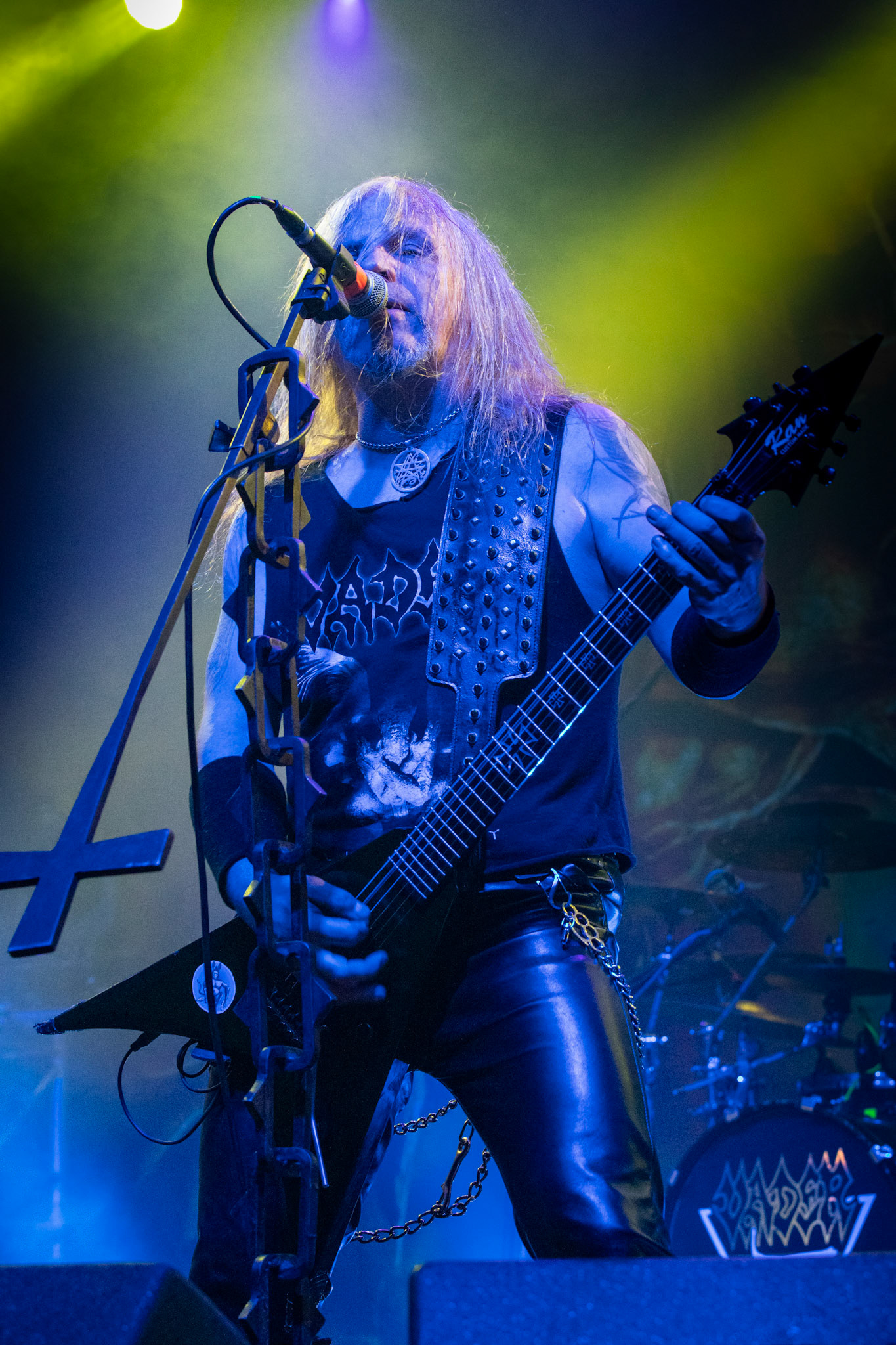 Legendy Metalu Vader - Death Metal - koncert Legendy Metalu w warszawskiej Progresji, 
Peter: Guitar + Vocals
Pajak: Guitar
Hal: Bass
James: Drums
fot. Andrzej kaziq Wasilkiewicz/Reporter