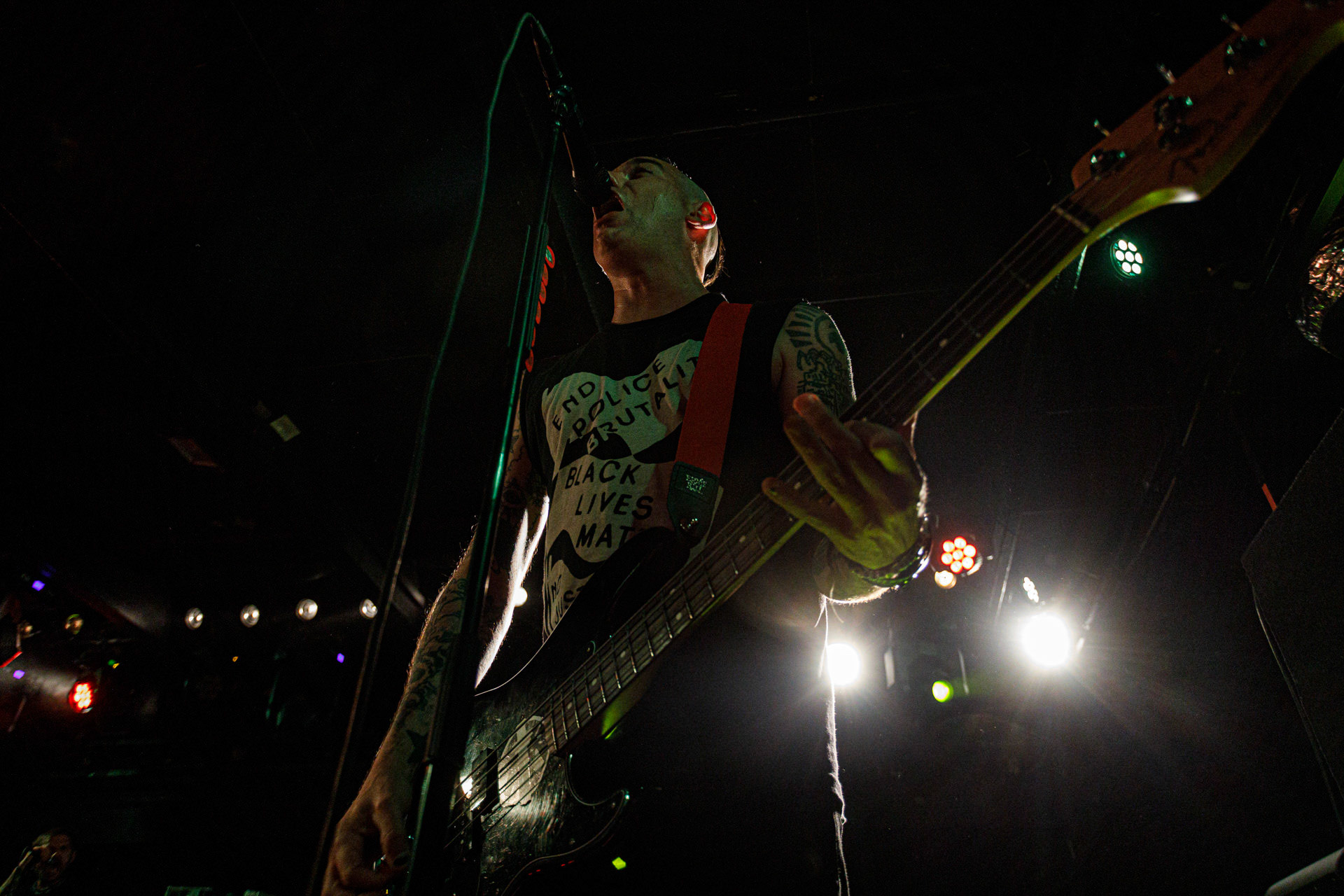 19.07.2022 ANTI-FLAG Amerykanska legenda punk-rocka na warszawskim koncercie w klubie Proxima.Produkcja WiniaryBookings. fot. Andrzej Wasilkiewicz/Reporter