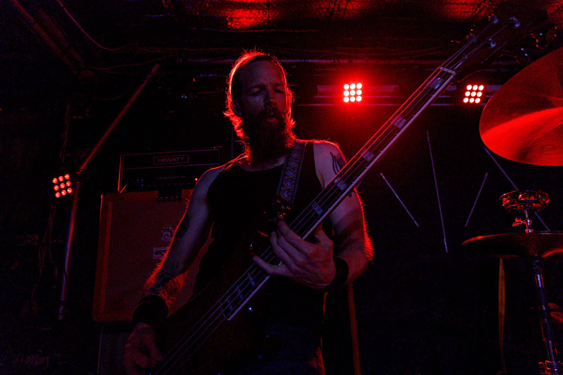 7.07.2022 - HIGH ON FIRE - legenda sceny stoner/doom z Mattem Pikem na czele, koncert w warszawskiej Hydrozagadce.n/z Matt Pike – gitara, wokal,n/z Jeff Matz – gitara basowa,n/z Coady Willis - perkusja,Doom metal, stoner metal, sludge metal, thrash metal.Produkcja WiniaryBookings. fot. Andrzej Wasilkiewicz/Reporter