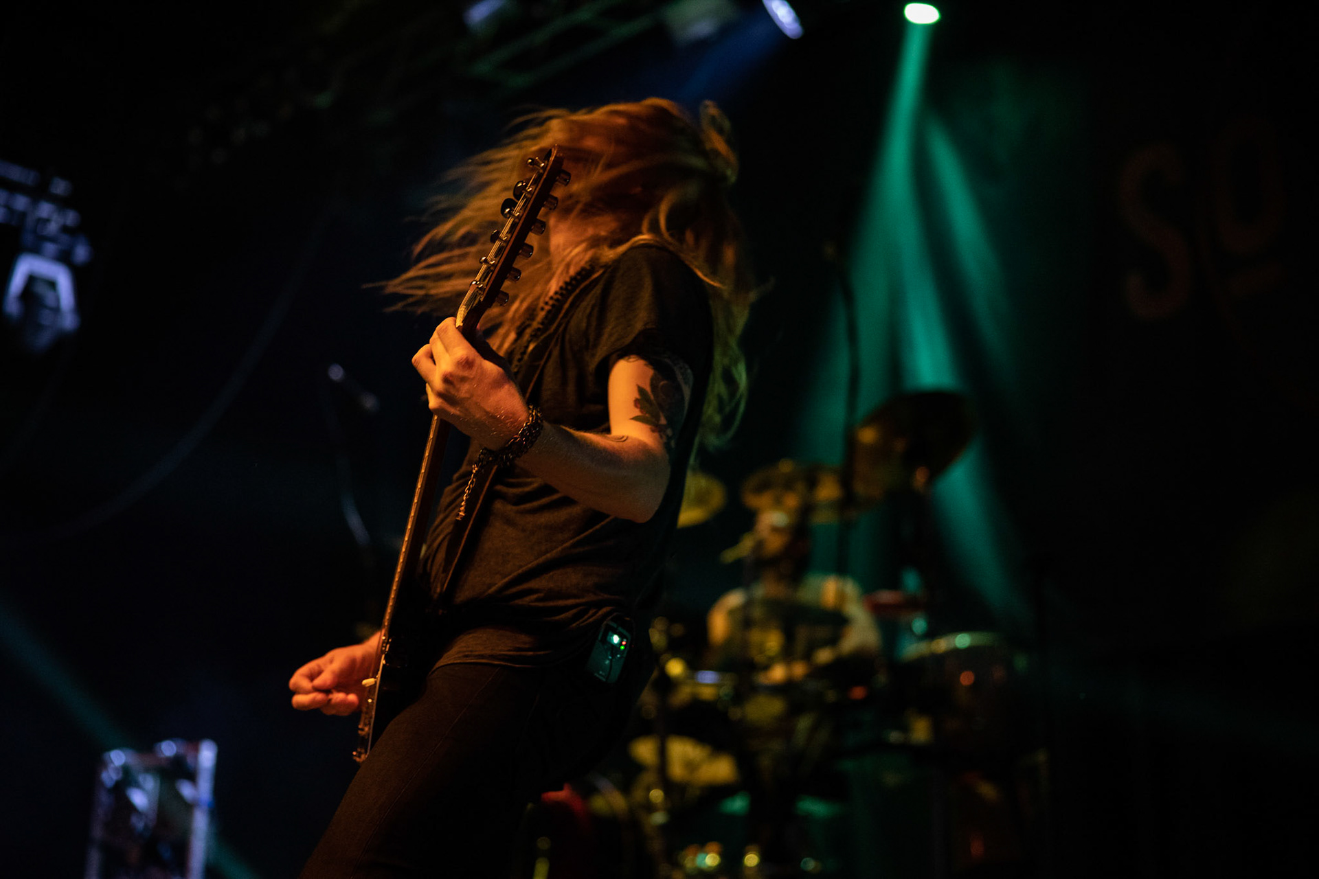 SOEN - Szwecja, rock progresywny, progmetal.  Stefan Stenberg – Bass
Cody Ford – Guitar
Lars Åhlund – Keys, guitar
Joel Ekelöf – Vocals
Martin Lopez – Drums, percussion
Knock Out Productions
Progresja Warszawa. fot. Andrzej Wasilkiewicz/Reporter