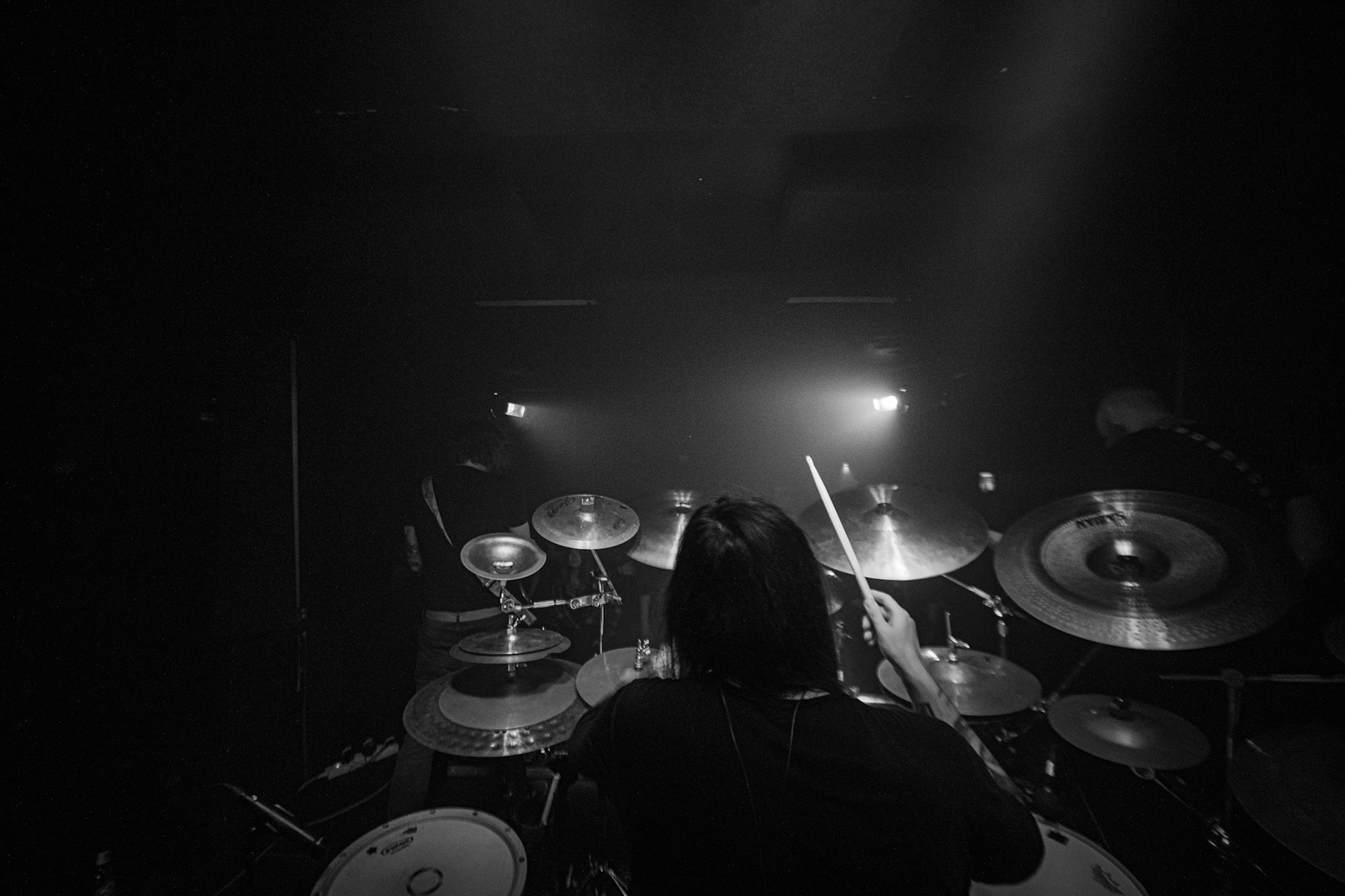 Koncert 4dots - 20.12.2019 Warszawa Klub Pogłos, n/z J.R. Chodkowski drums, Post something, Post something else, fot. Andrzej Wasilkiewicz/REPORTER