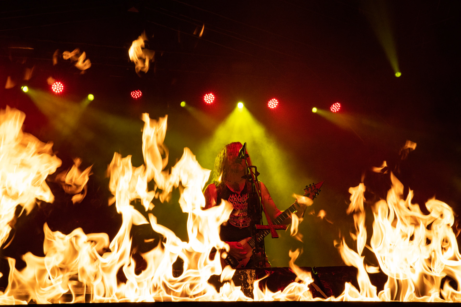 Vader - Death Metal - koncert w ramach Blitzkrieg MMXX warszawskia Progresja, Peter: Guitar + VocalsPajak: GuitarHal: BassJames: Drumsfot. Andrzej kaziq Wasilkiewicz/Reporter